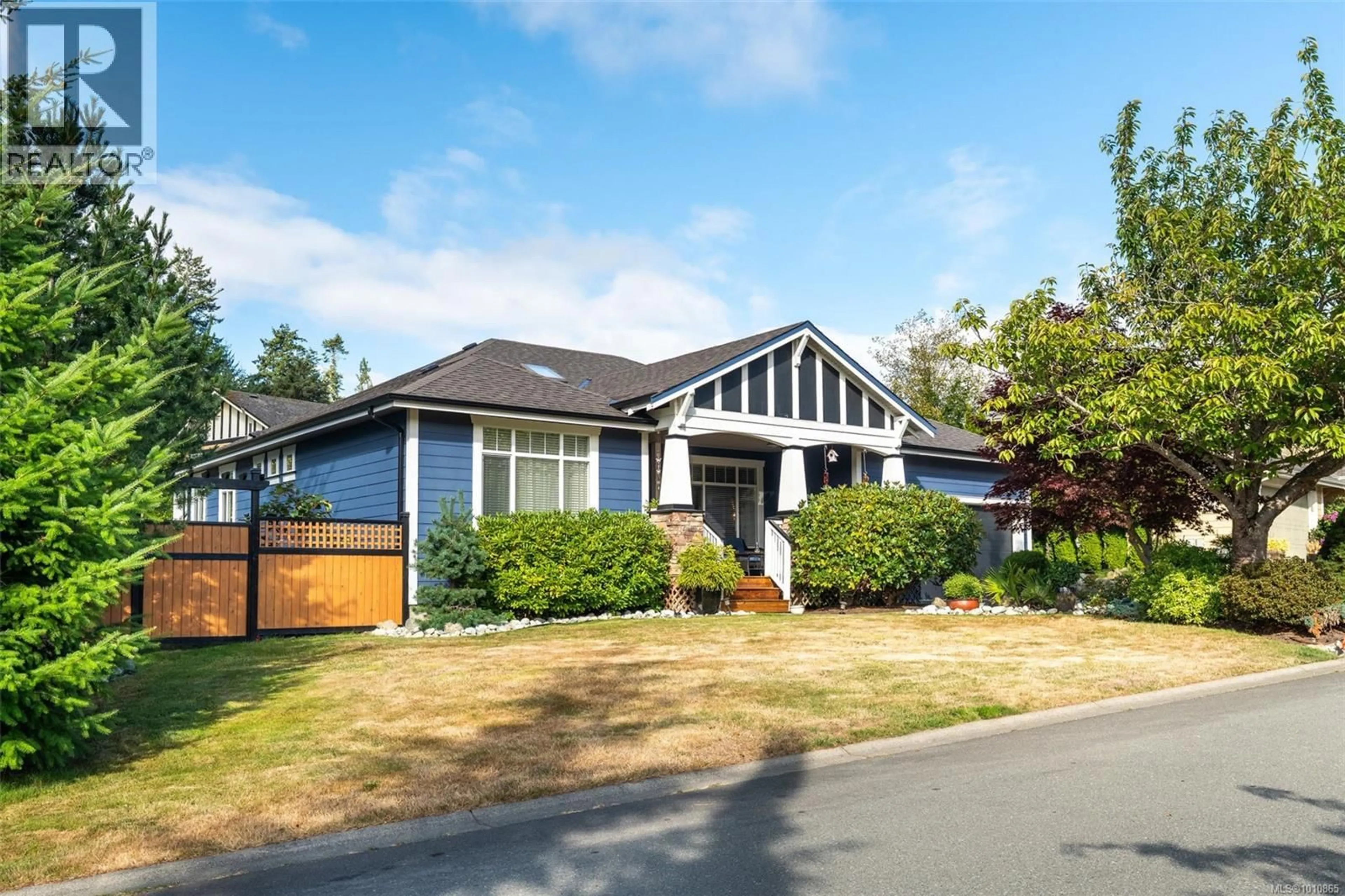 Home with vinyl exterior material, street for 2398 POPLAR DRIVE, Sooke British Columbia V9Z0Y5