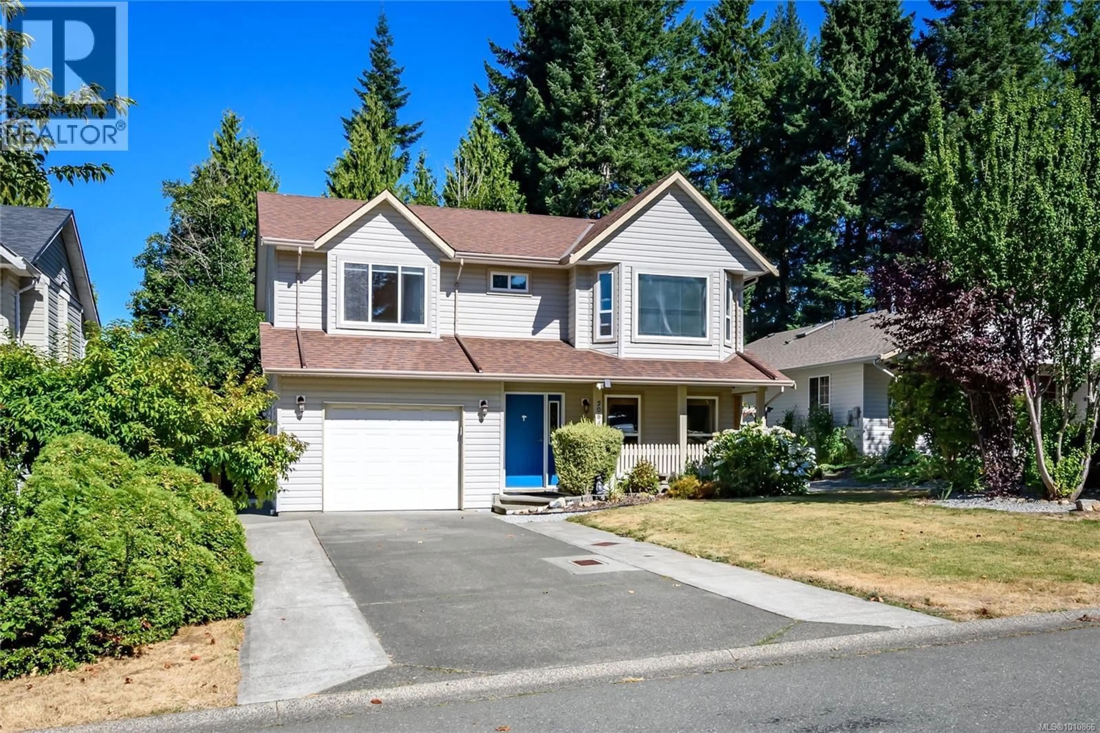 Home with vinyl exterior material, street for 2084 ANNA PLACE, Courtenay British Columbia V9N9B4