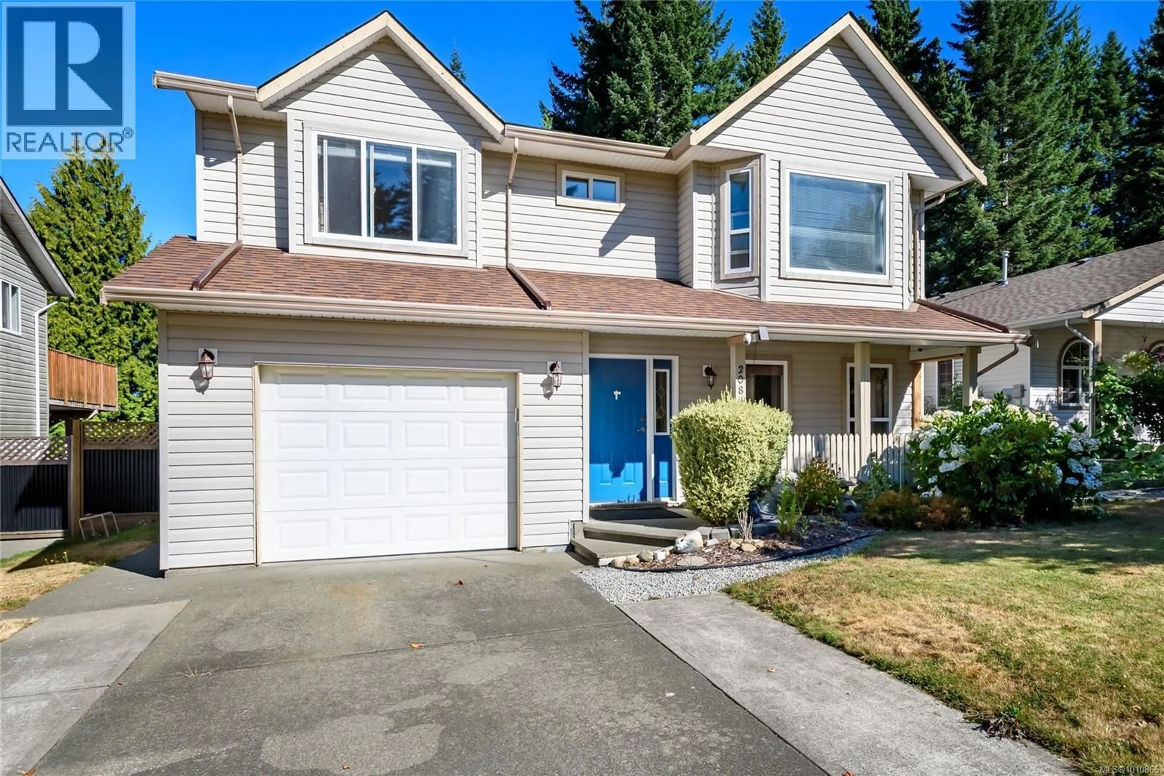 Home with vinyl exterior material, street for 2084 ANNA PLACE, Courtenay British Columbia V9N9B4