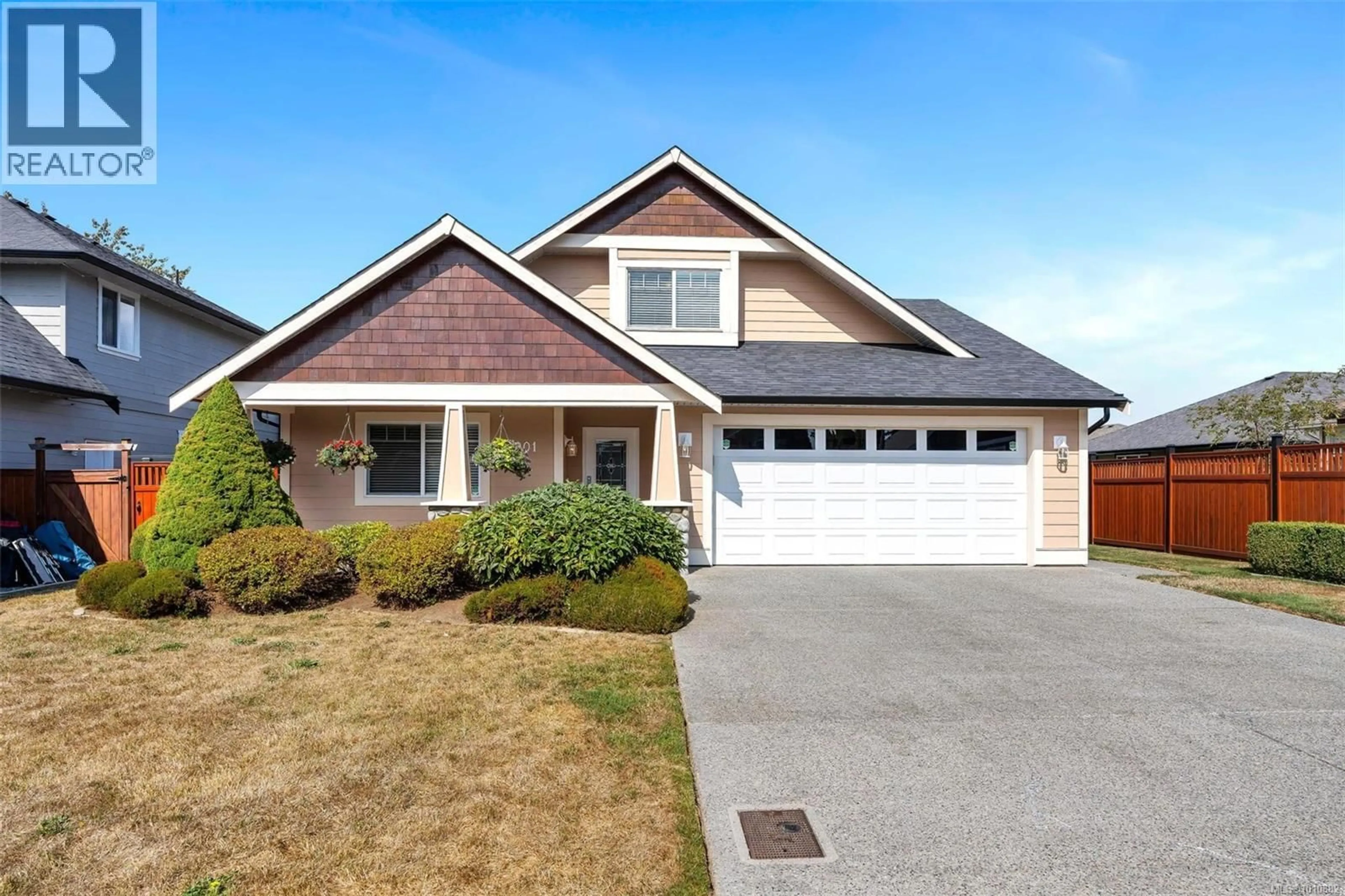 Home with vinyl exterior material, street for 1901 FALCON CRESCENT, Cowichan Bay British Columbia V0R1N1