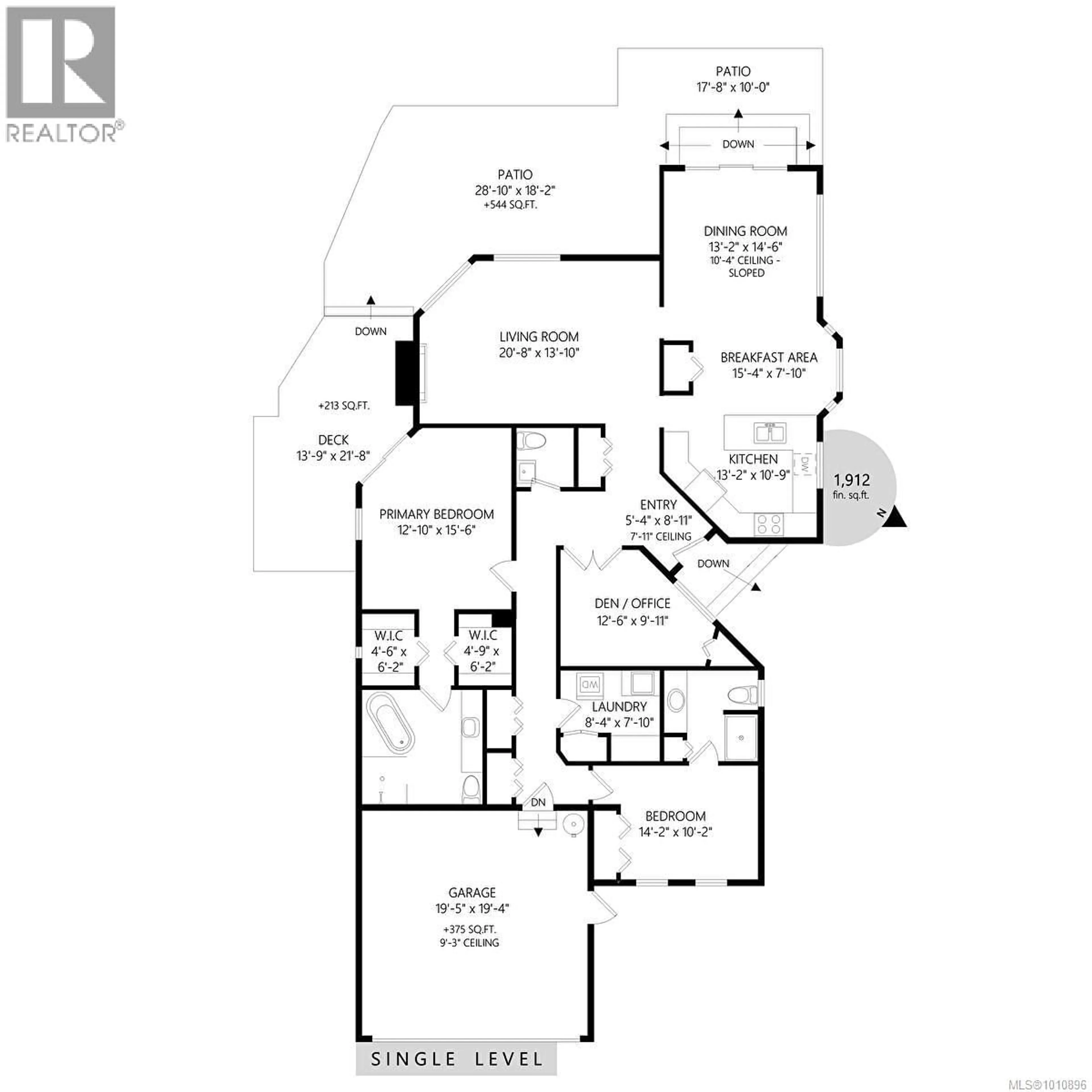 Floor plan for 1118 ROBERTON BOULEVARD, French Creek British Columbia V9P2R6
