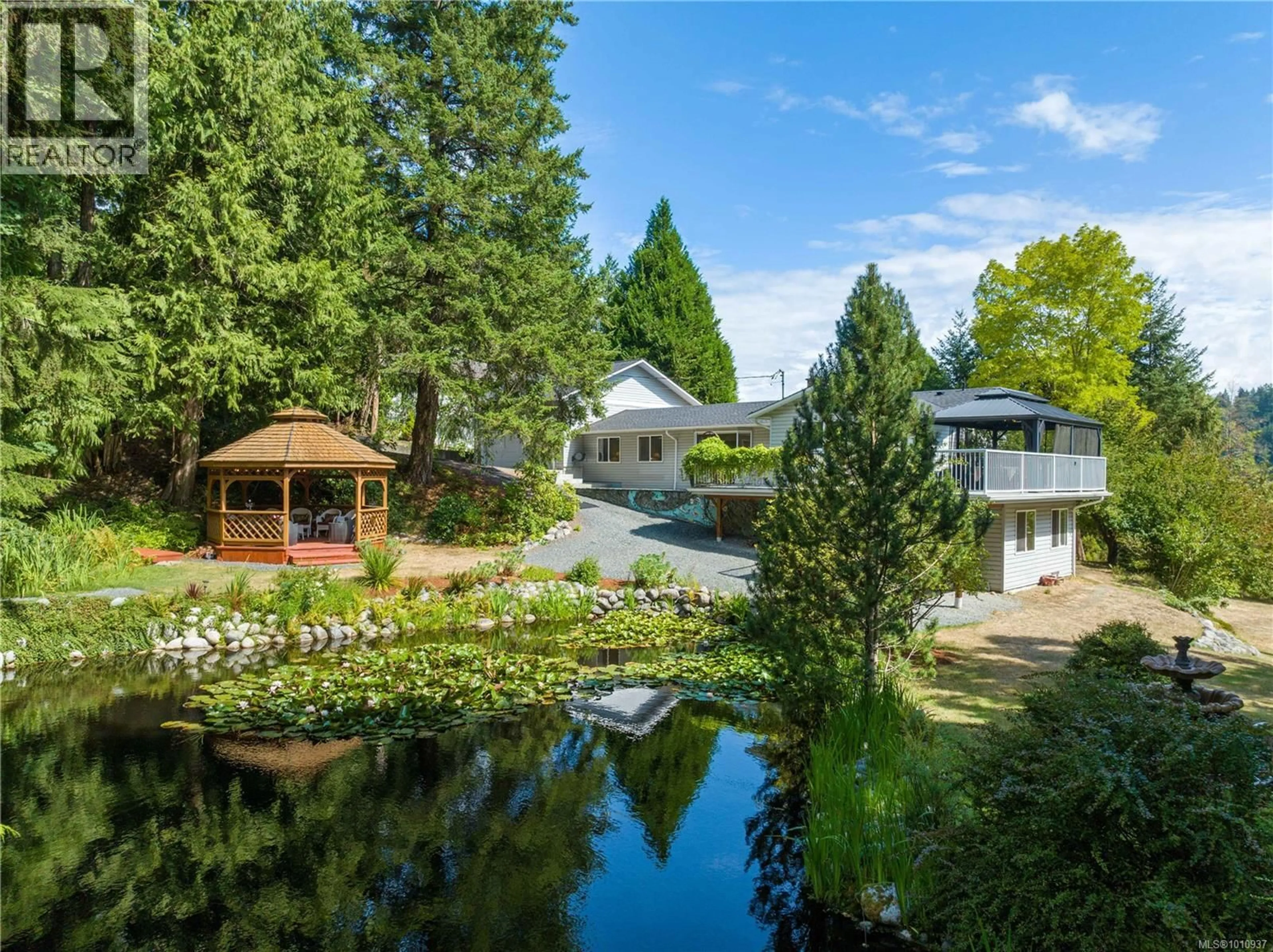 A pic from outside/outdoor area/front of a property/back of a property/a pic from drone, water/lake/river/ocean view for 2100 CINNABAR DRIVE, Nanaimo British Columbia V9X1B3