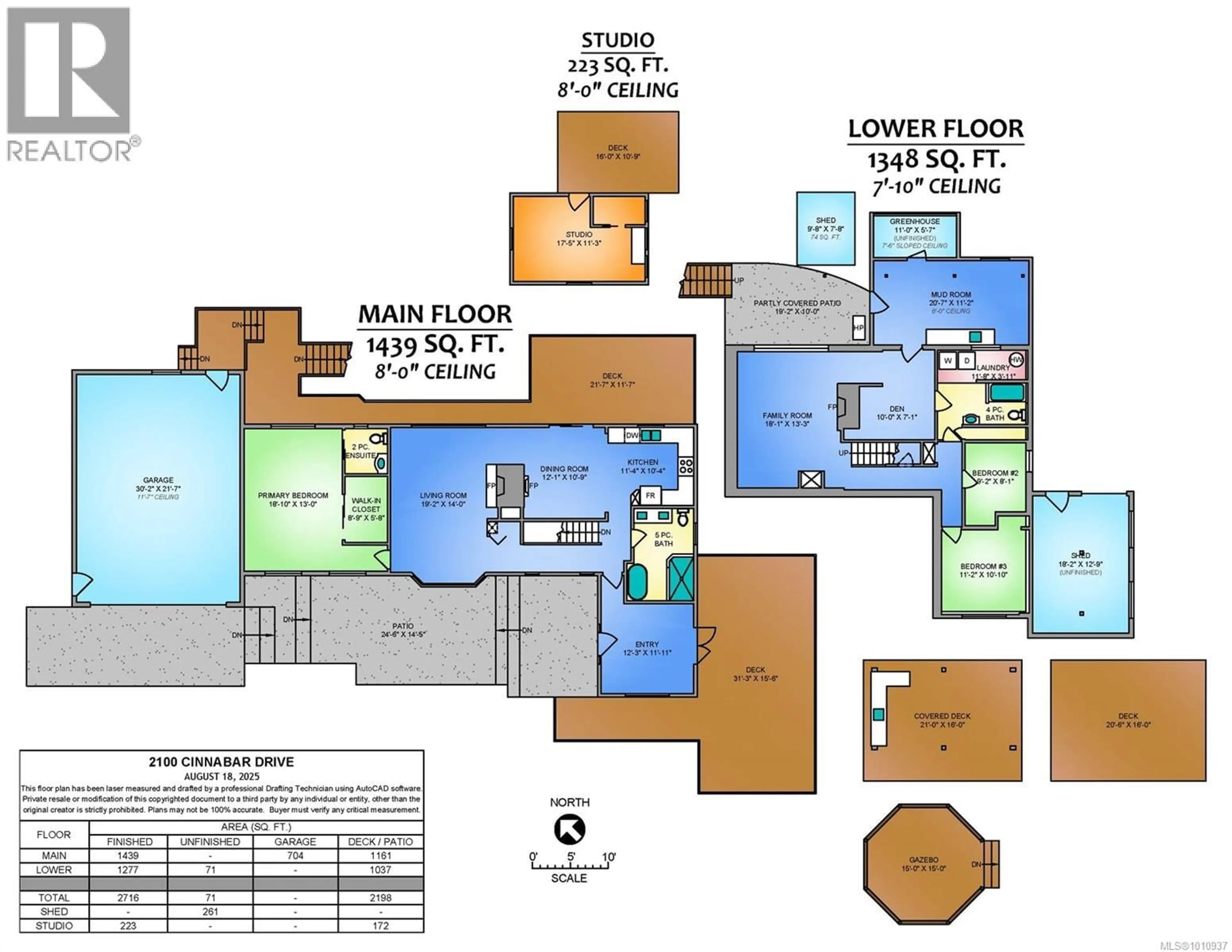 Floor plan for 2100 CINNABAR DRIVE, Nanaimo British Columbia V9X1B3