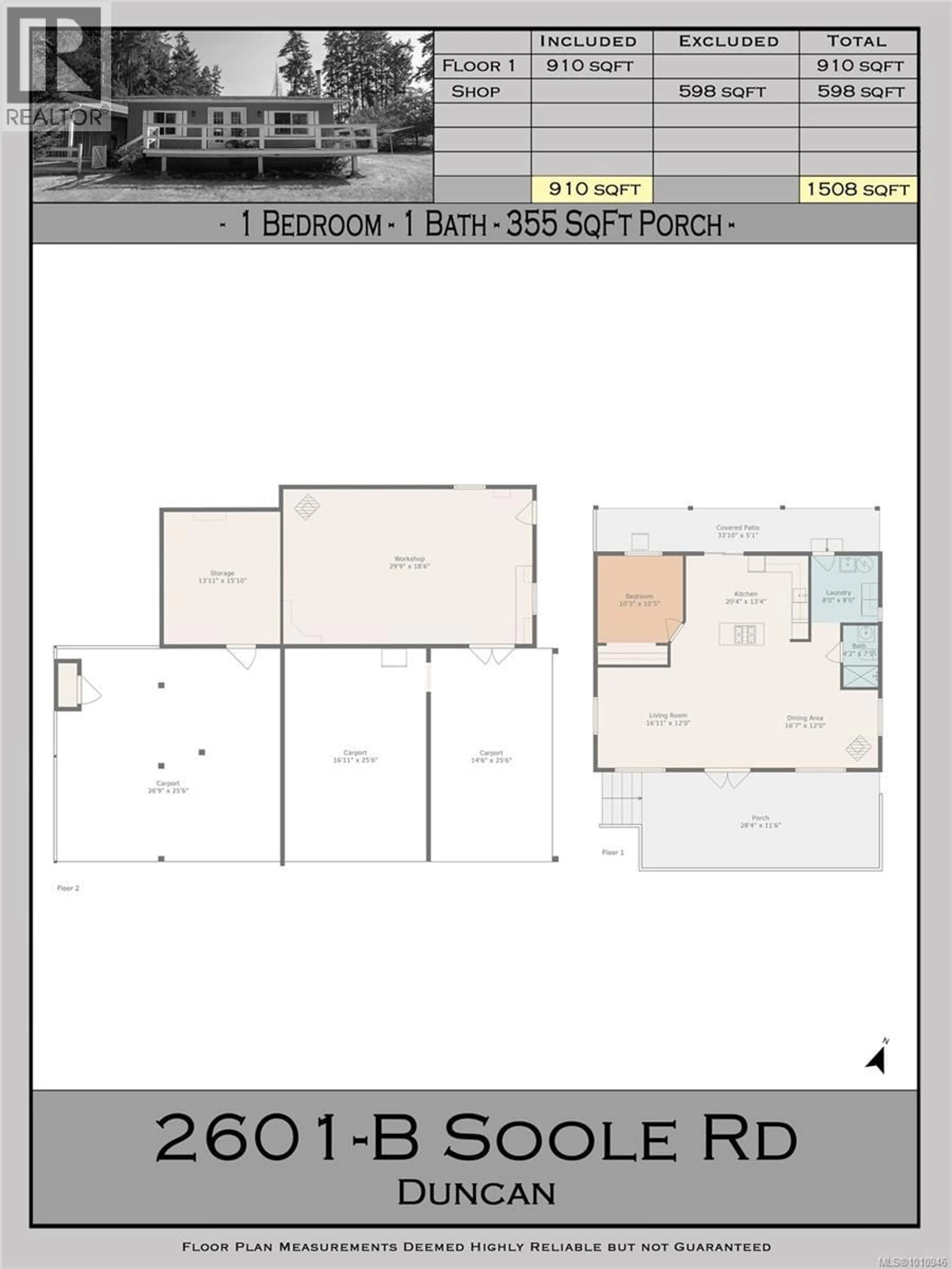 Floor plan for 2601 SOOLE ROAD, Duncan British Columbia V9L6L6