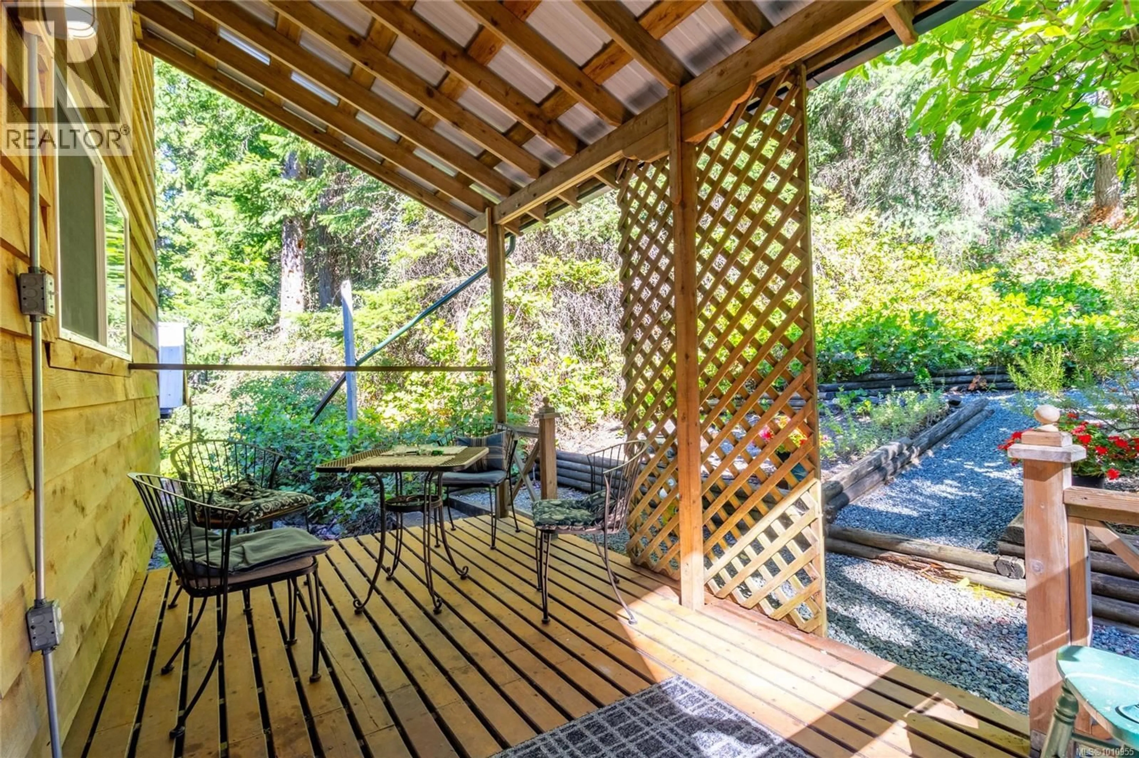 Patio, forest/trees view for 2703 BRIGADOON CRESCENT, Pender Island British Columbia V0N2M0