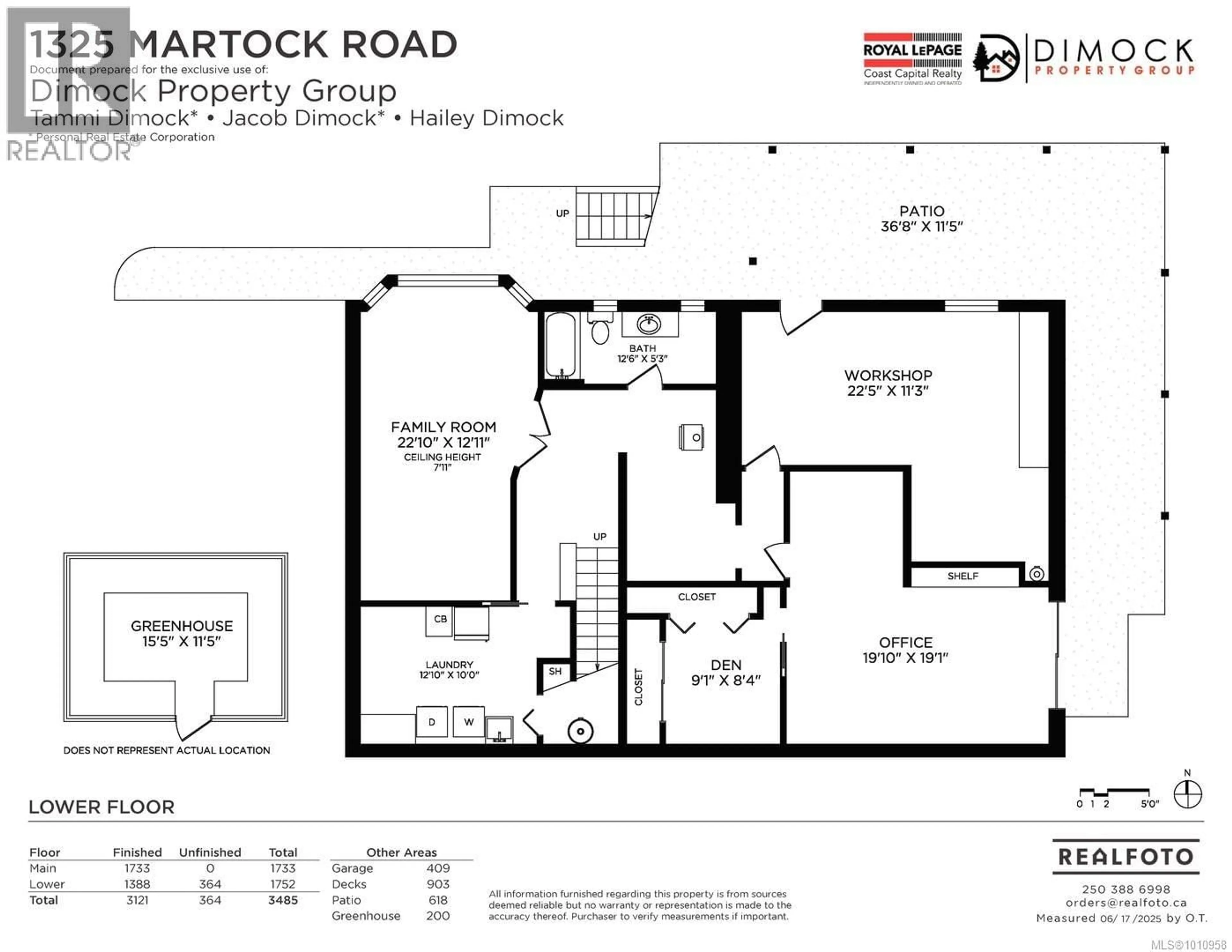 Floor plan for 1325 MARTOCK ROAD, Sooke British Columbia V9Z1B1