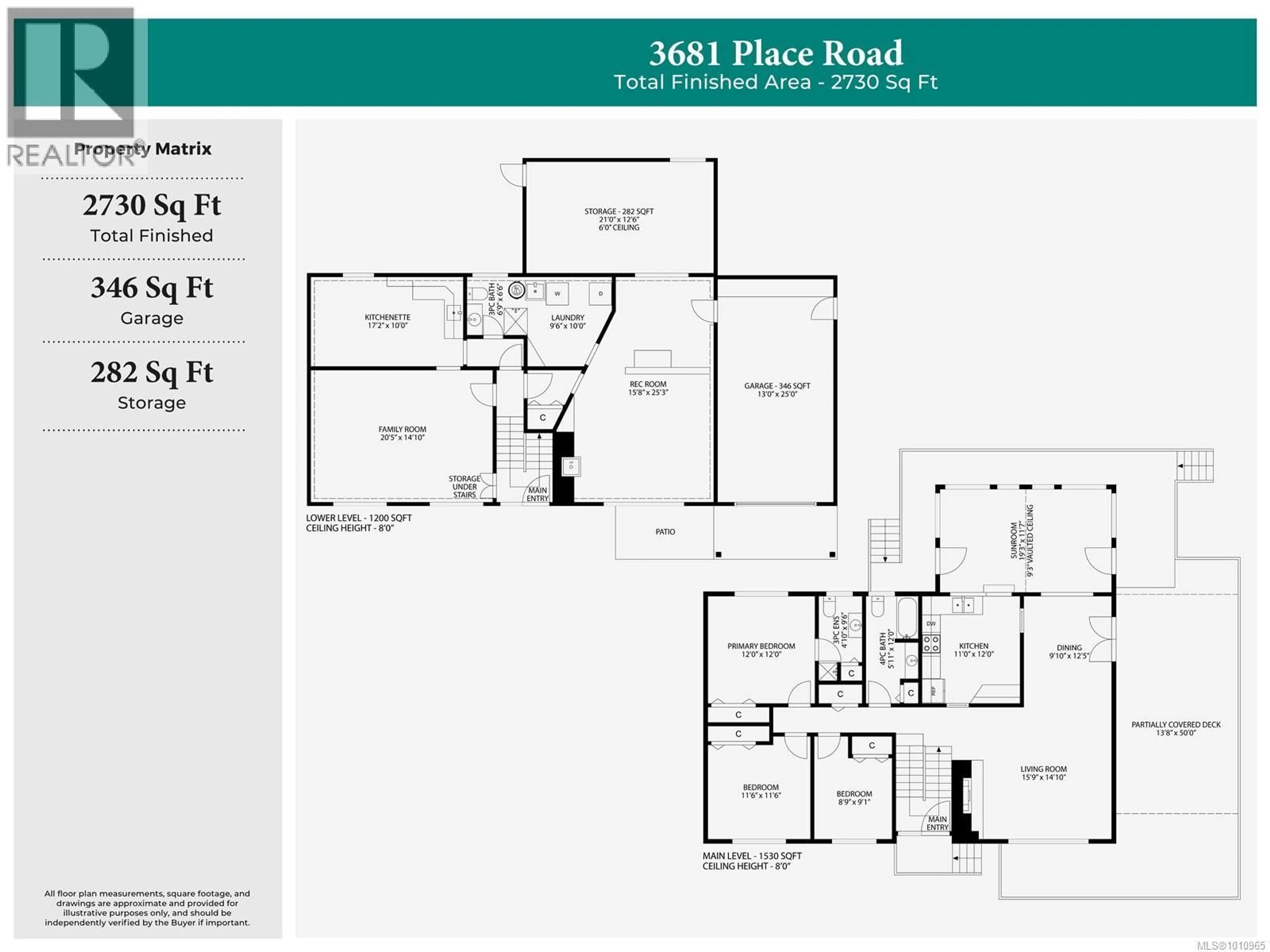 Floor plan for 3681 PLACE ROAD, Nanaimo British Columbia V9T1M9