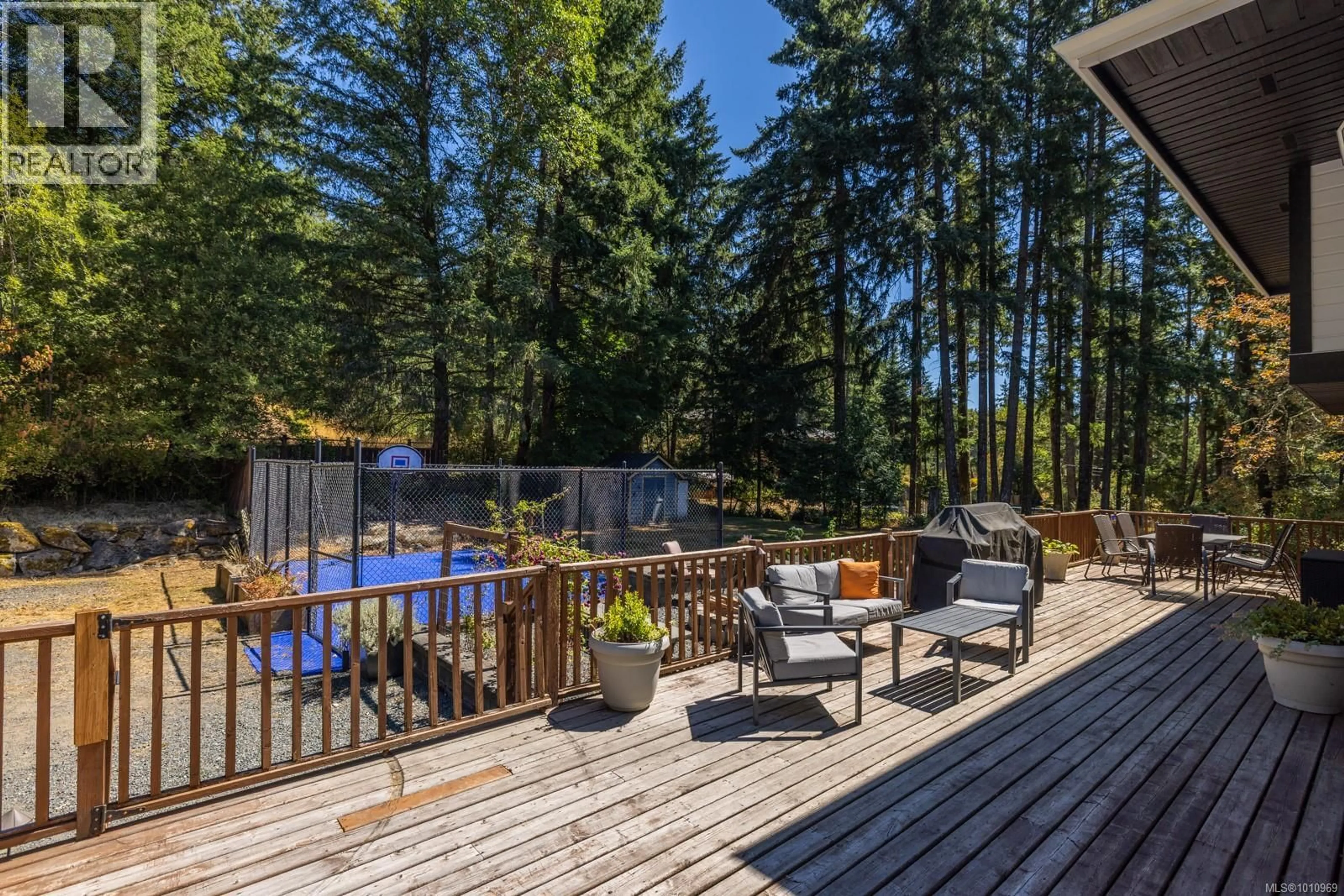 Patio, forest/trees view for 1725 MILLSTREAM ROAD, Highlands British Columbia V9B6E7