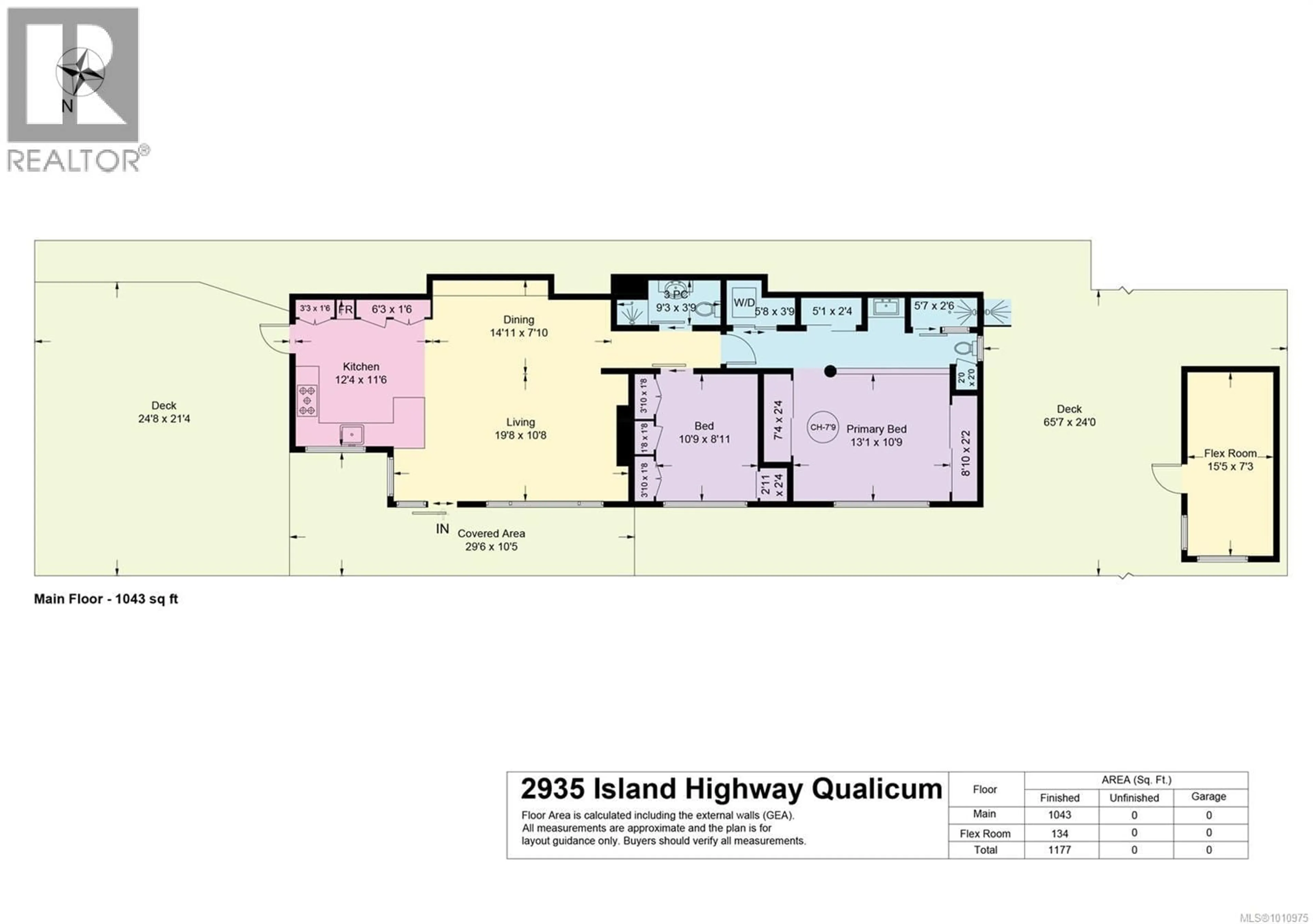 Floor plan for 2935 ISLAND HIGHWAY WEST, Qualicum Beach British Columbia V9K2H2