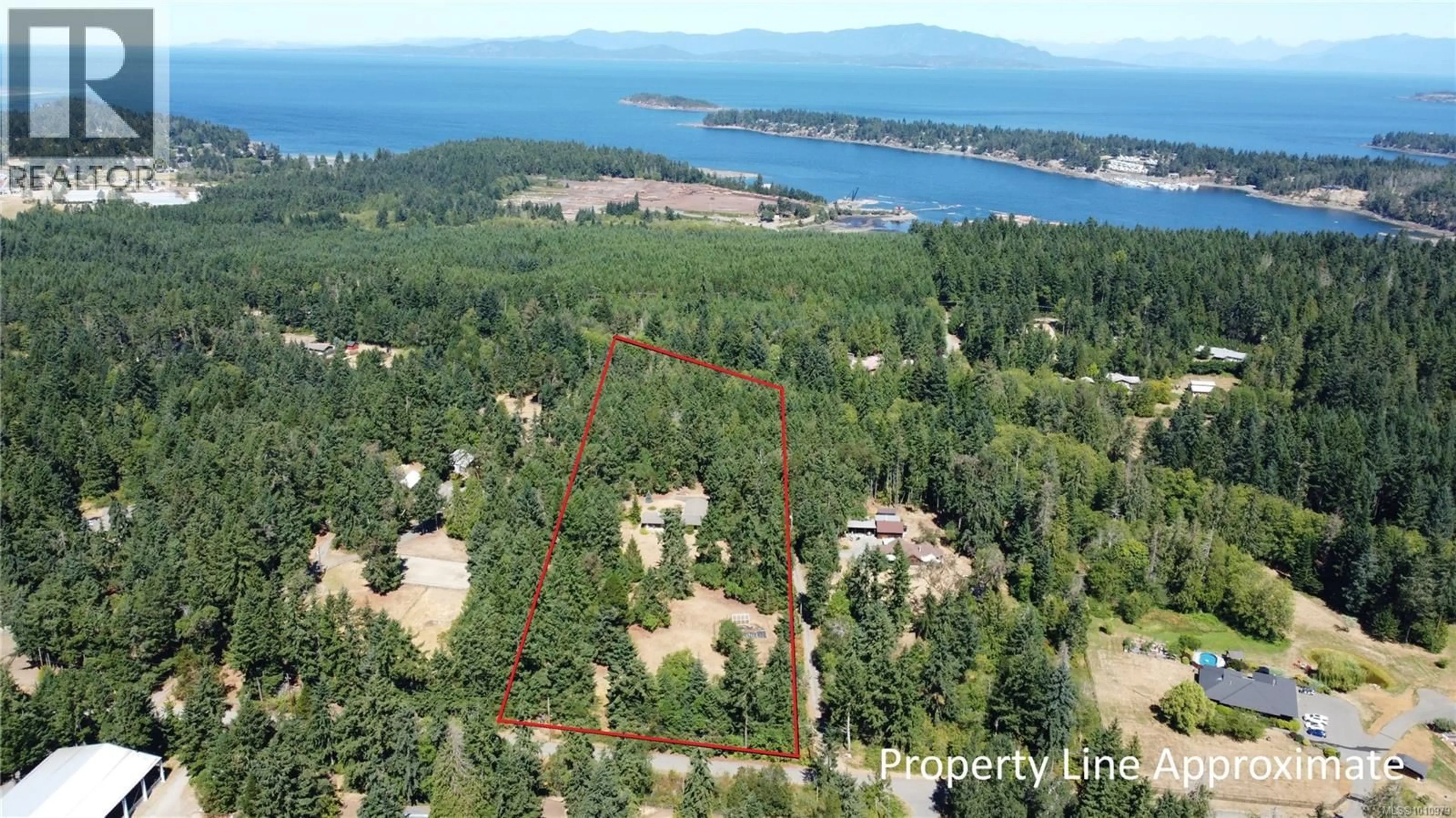 A pic from outside/outdoor area/front of a property/back of a property/a pic from drone, water/lake/river/ocean view for 2175 SPURS PLACE, Nanoose Bay British Columbia V9P9C2