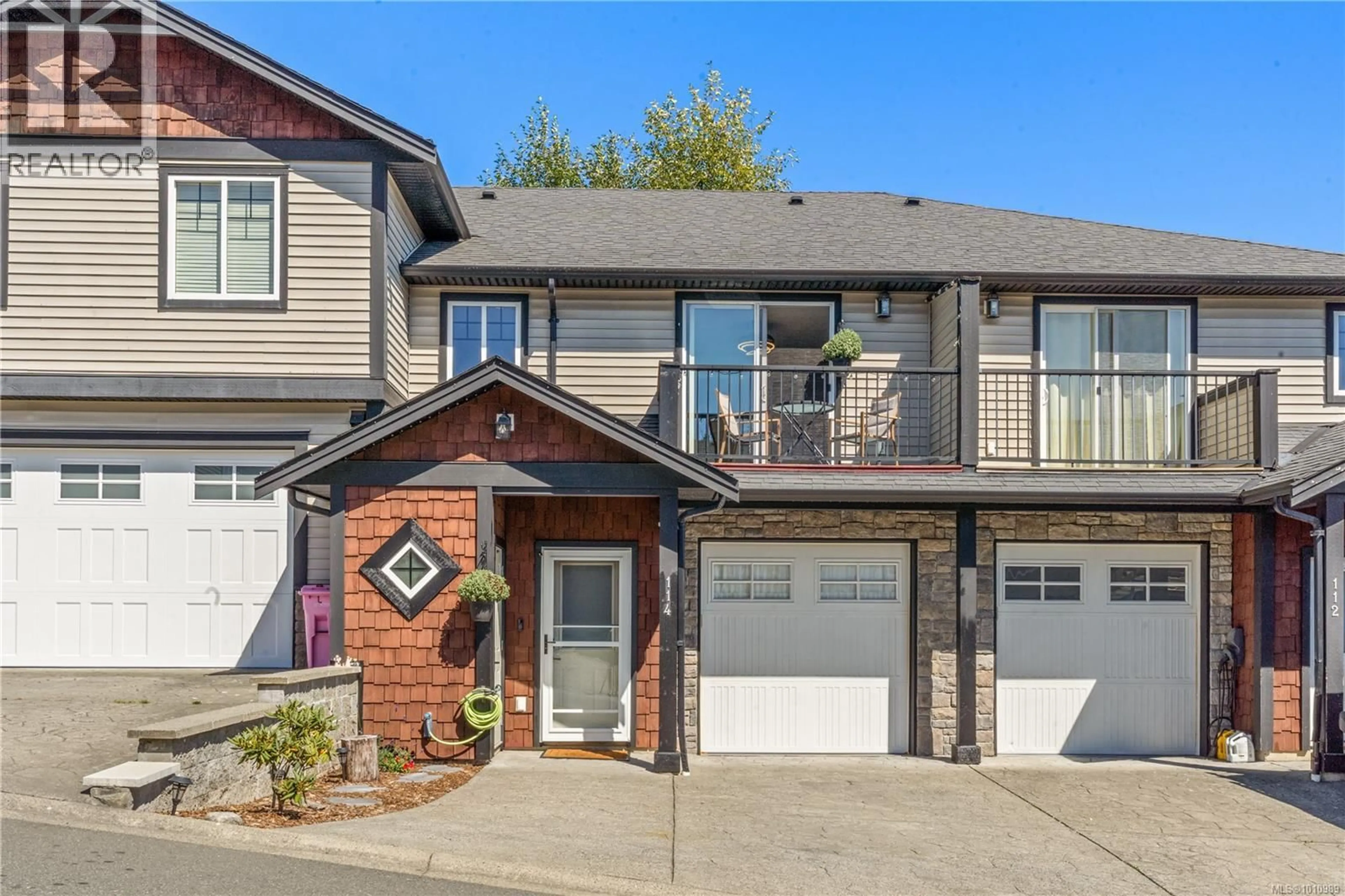 Home with brick exterior material, street for 114 - 6838 GRANT ROAD, Sooke British Columbia V9Z1K9