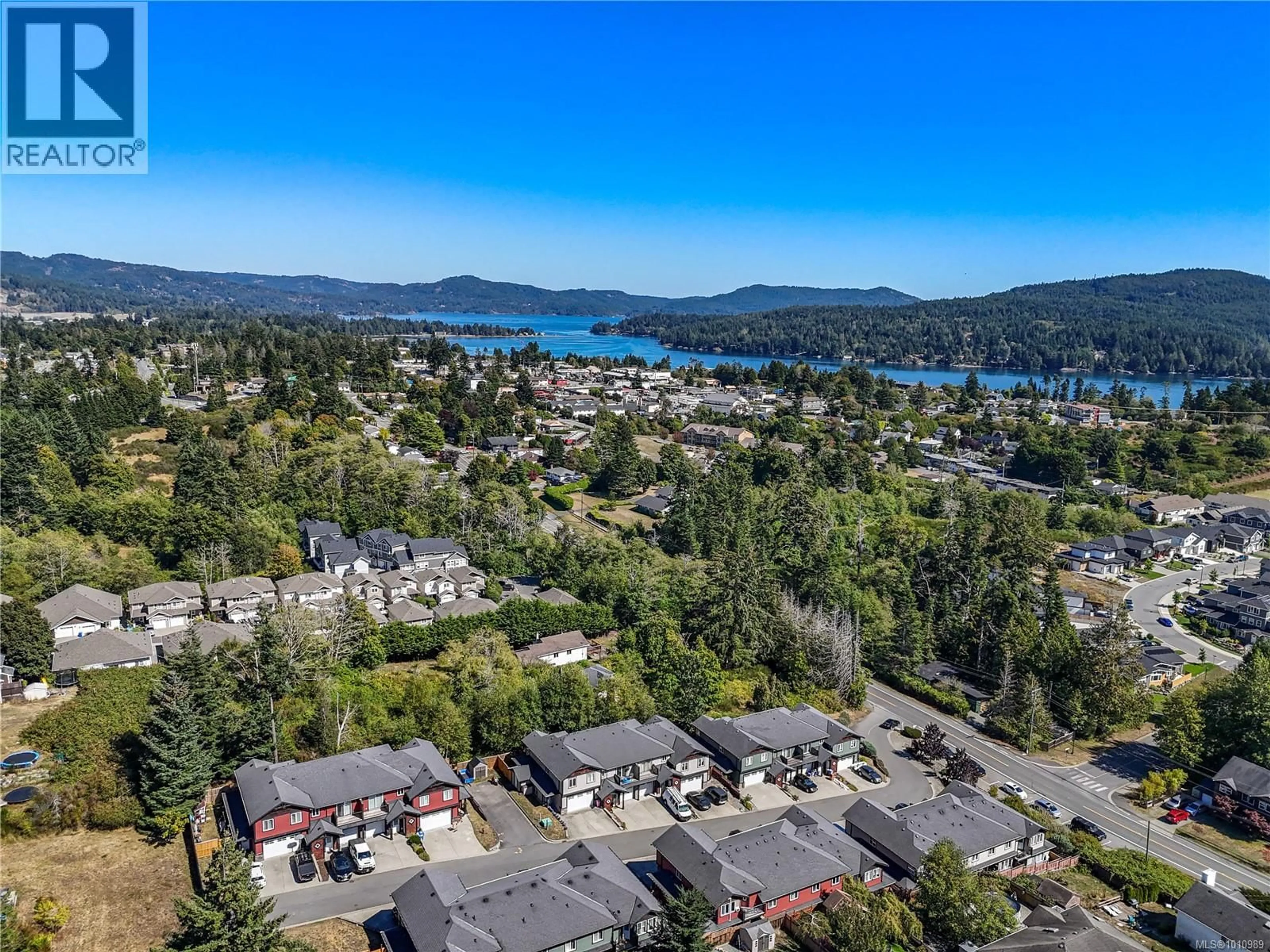 A pic from outside/outdoor area/front of a property/back of a property/a pic from drone, water/lake/river/ocean view for 114 - 6838 GRANT ROAD, Sooke British Columbia V9Z1K9