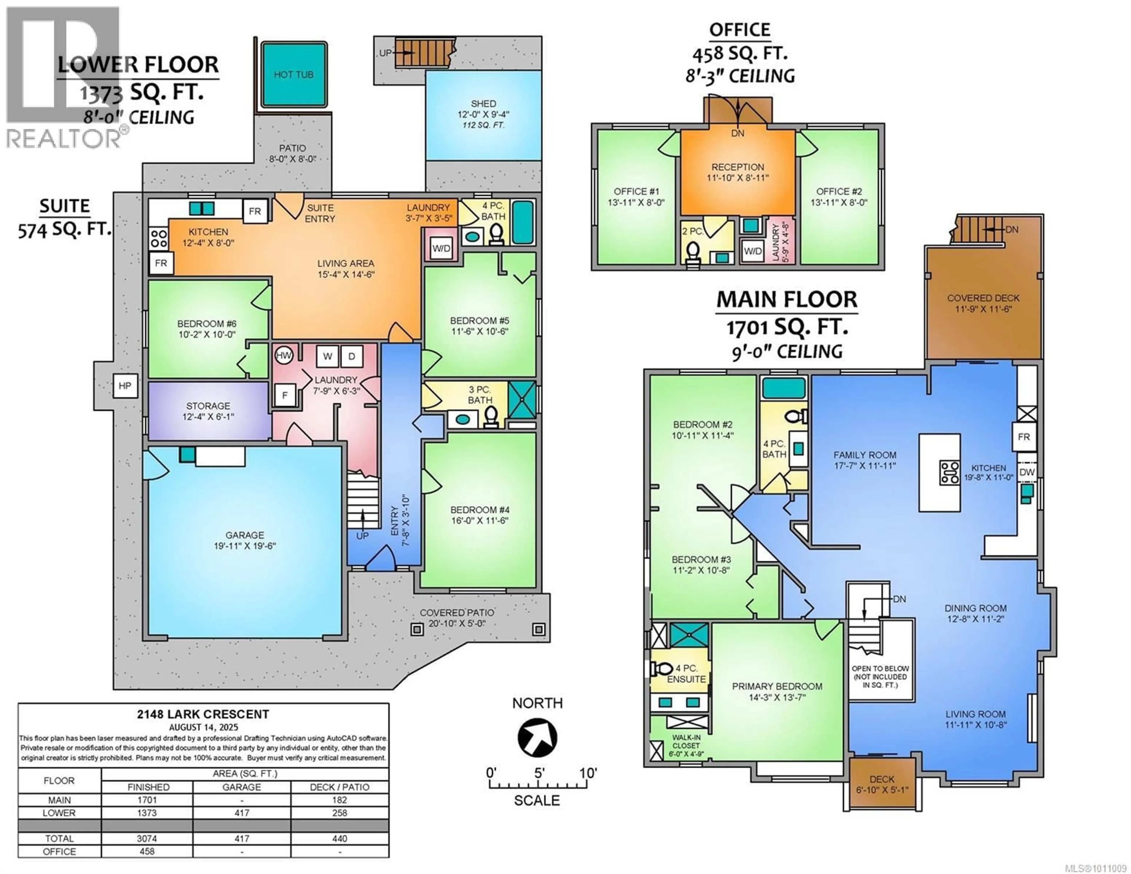 Floor plan for 2148 LARK CRESCENT, Nanaimo British Columbia V9S5J8