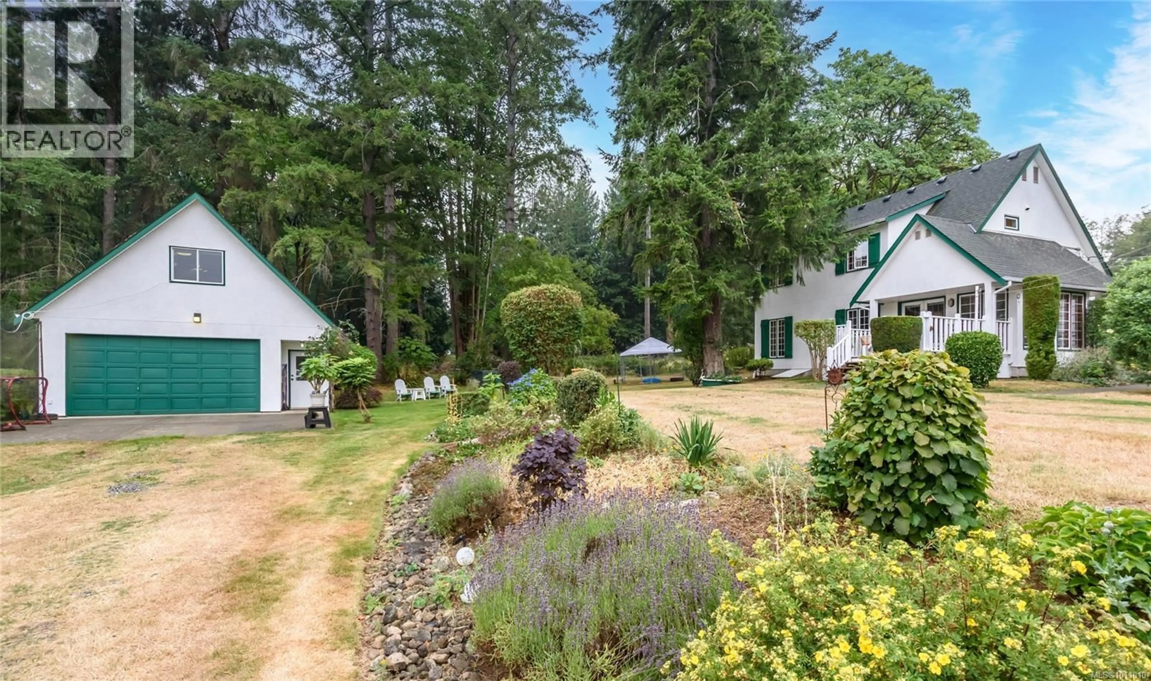 A pic from outside/outdoor area/front of a property/back of a property/a pic from drone, unknown for 2245 SCHULZ ROAD, Black Creek British Columbia V9J1K5