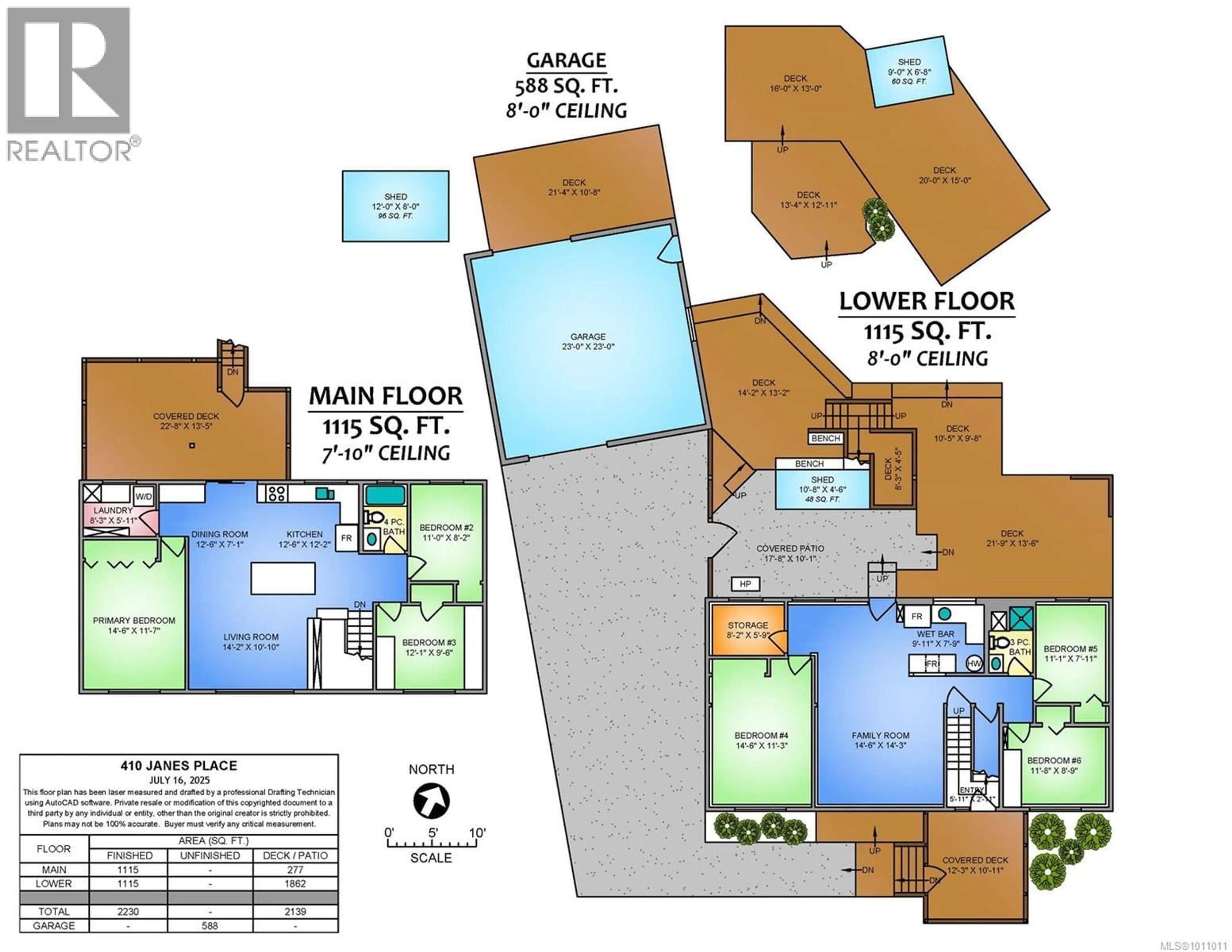 Floor plan for 410 JANES PLACE, Nanaimo British Columbia V9R3X6