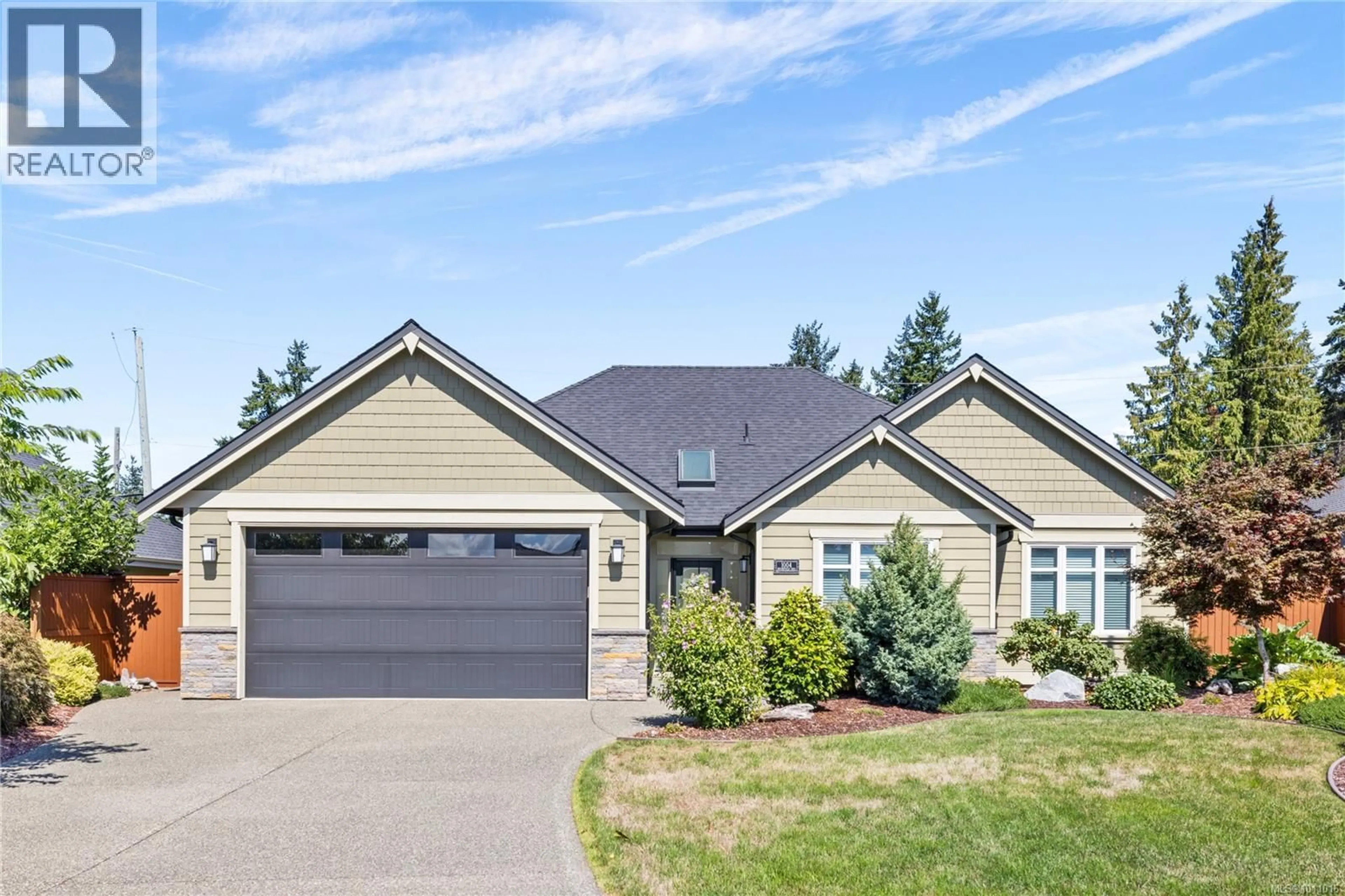 Home with vinyl exterior material, street for 1004 BROOKFIELD CRESCENT, French Creek British Columbia V9P0E3