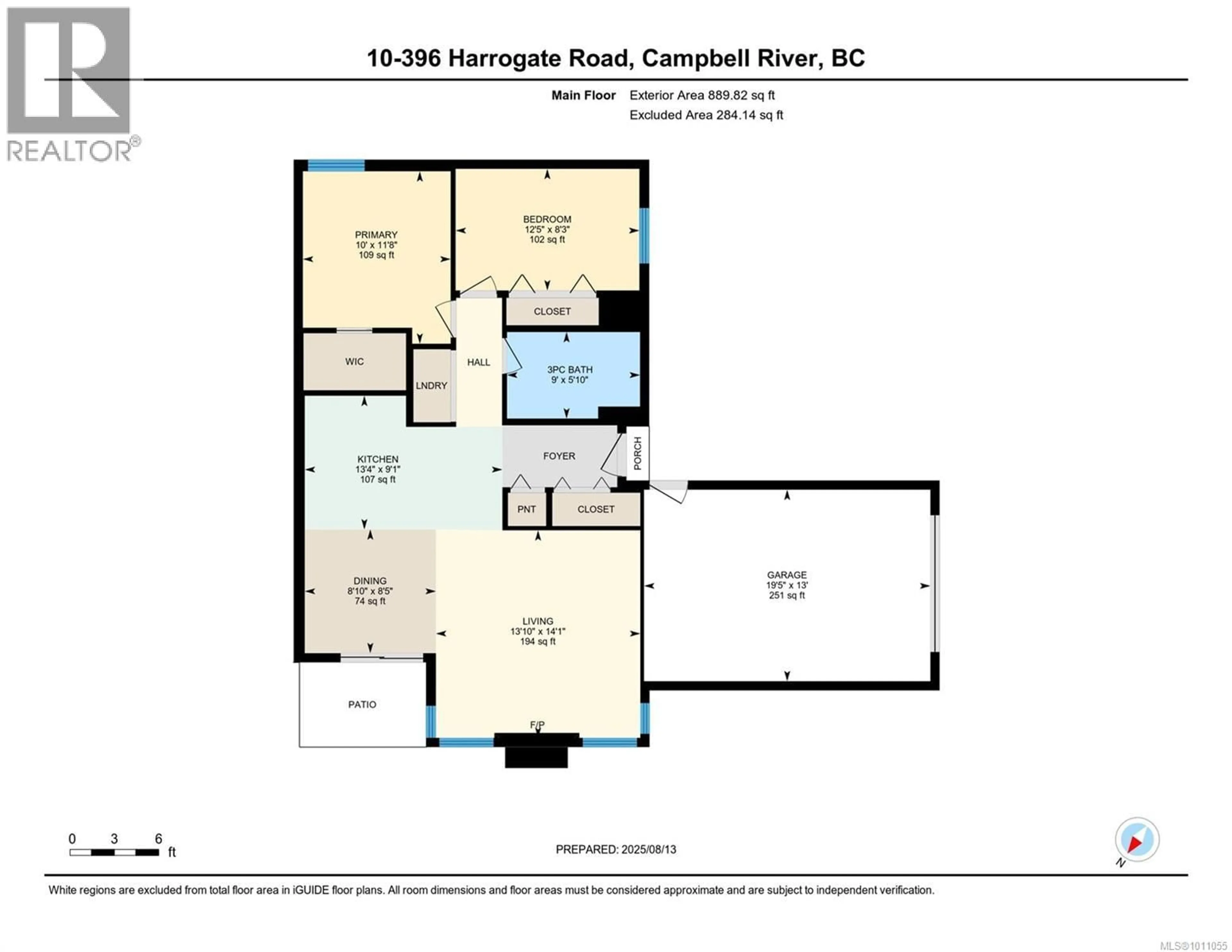 Floor plan for 10 - 396 HARROGATE ROAD, Campbell River British Columbia V9W1W2
