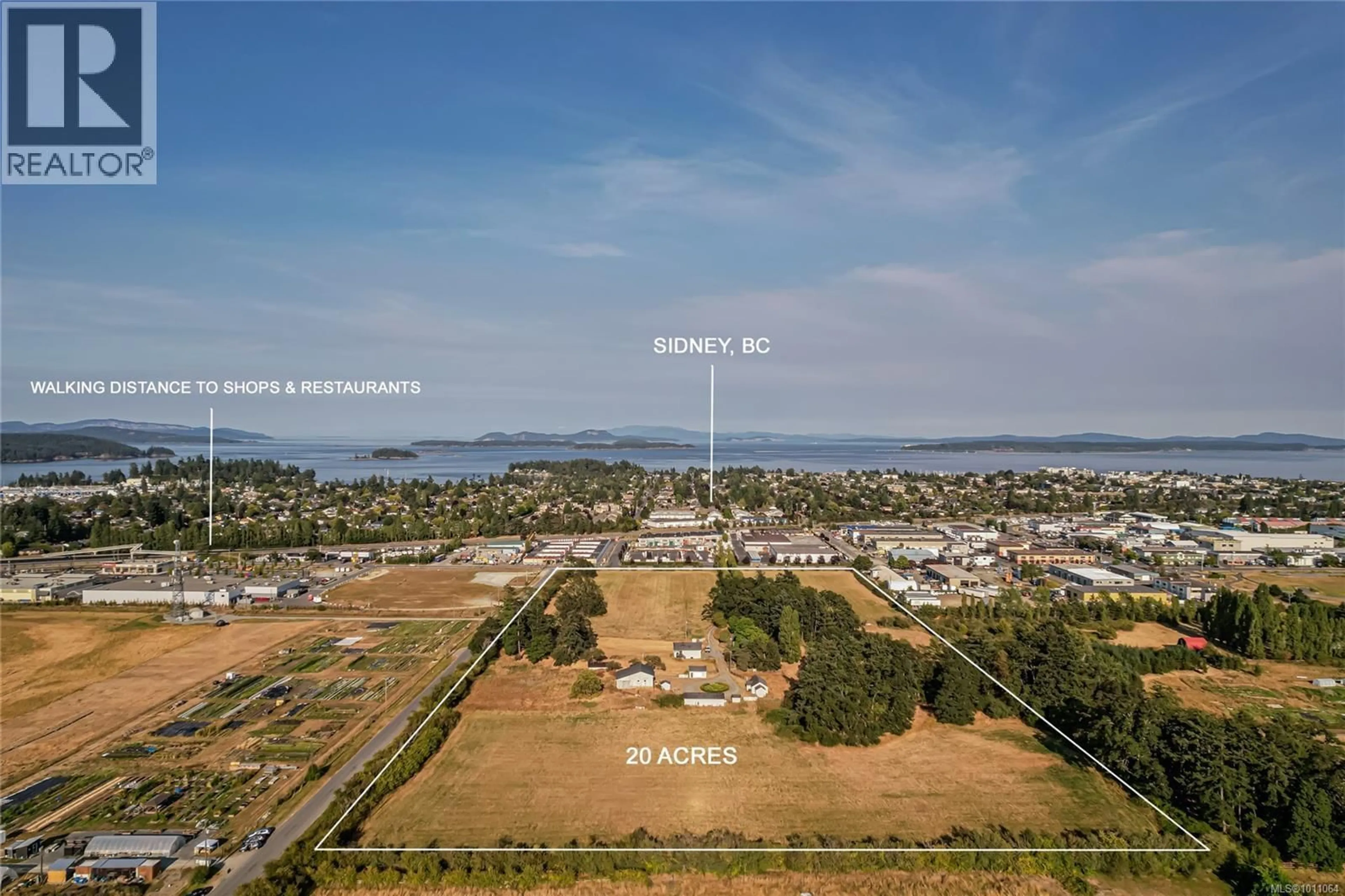 A pic from outside/outdoor area/front of a property/back of a property/a pic from drone, water/lake/river/ocean view for 10202 MCDONALD PARK ROAD, North Saanich British Columbia V8L5X7