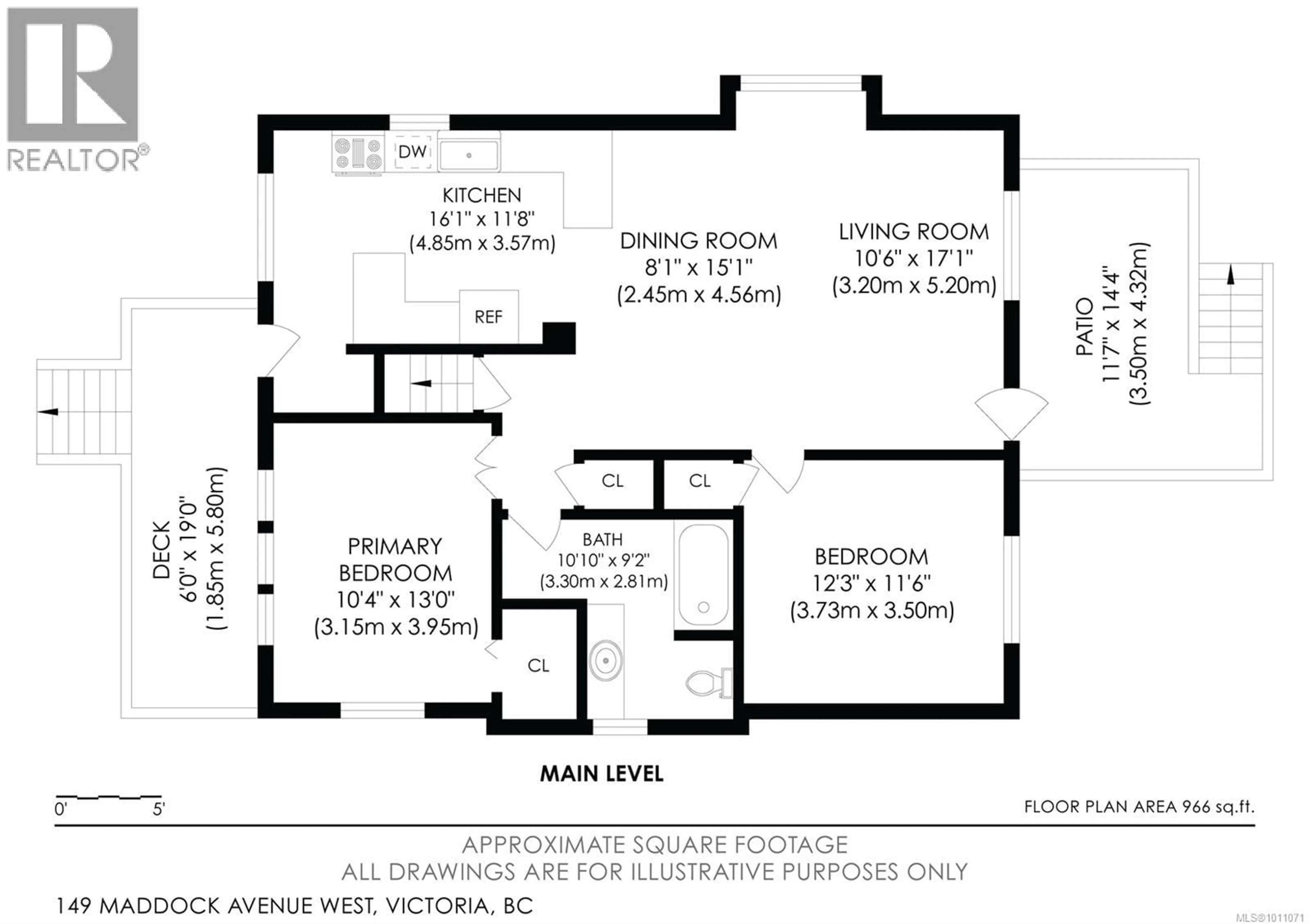 Floor plan for 149 MADDOCK AVENUE WEST, Saanich British Columbia V9A1G2