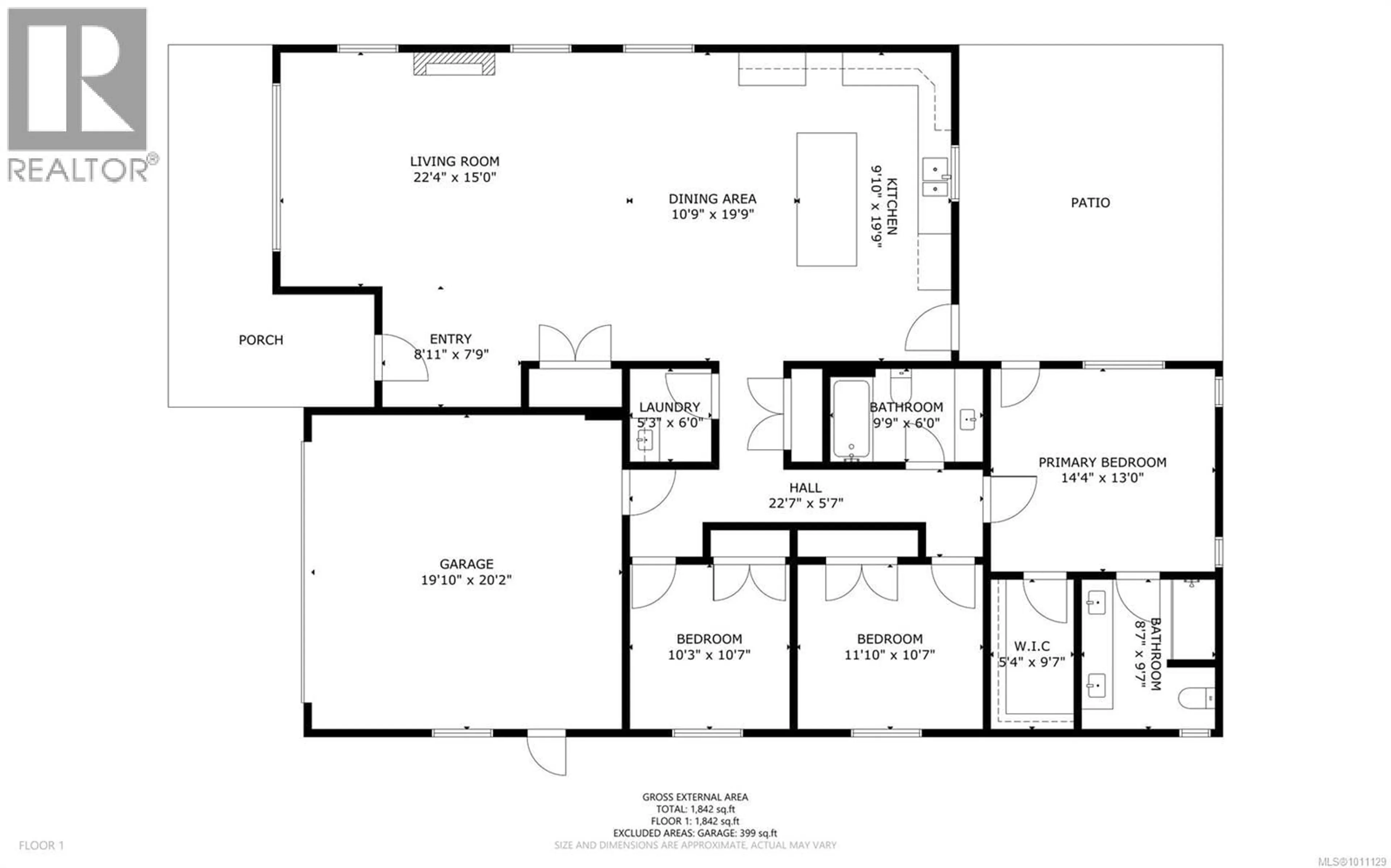Floor plan for 725 BEAVER CREEK BOULEVARD, Campbell River British Columbia V9H0E5