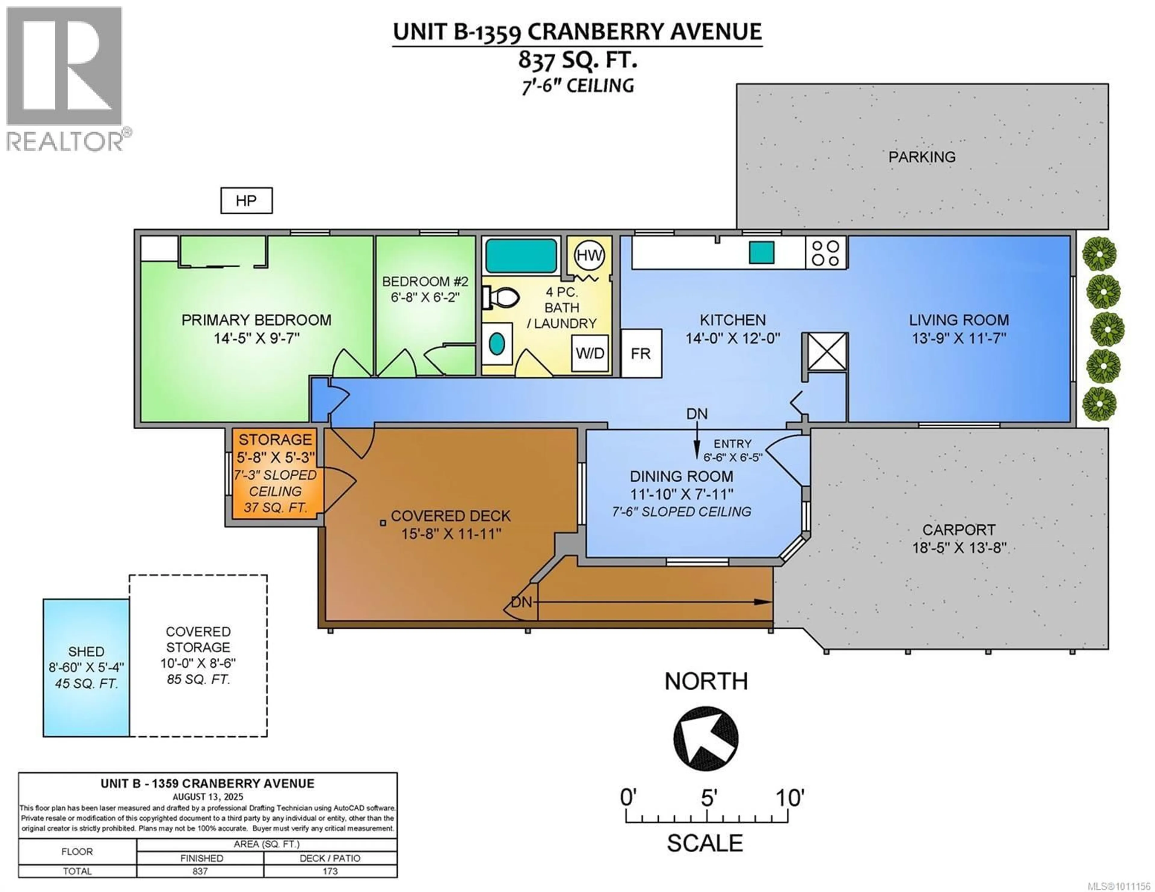 Floor plan for B - 1359 CRANBERRY AVENUE, Nanaimo British Columbia V9R6L4