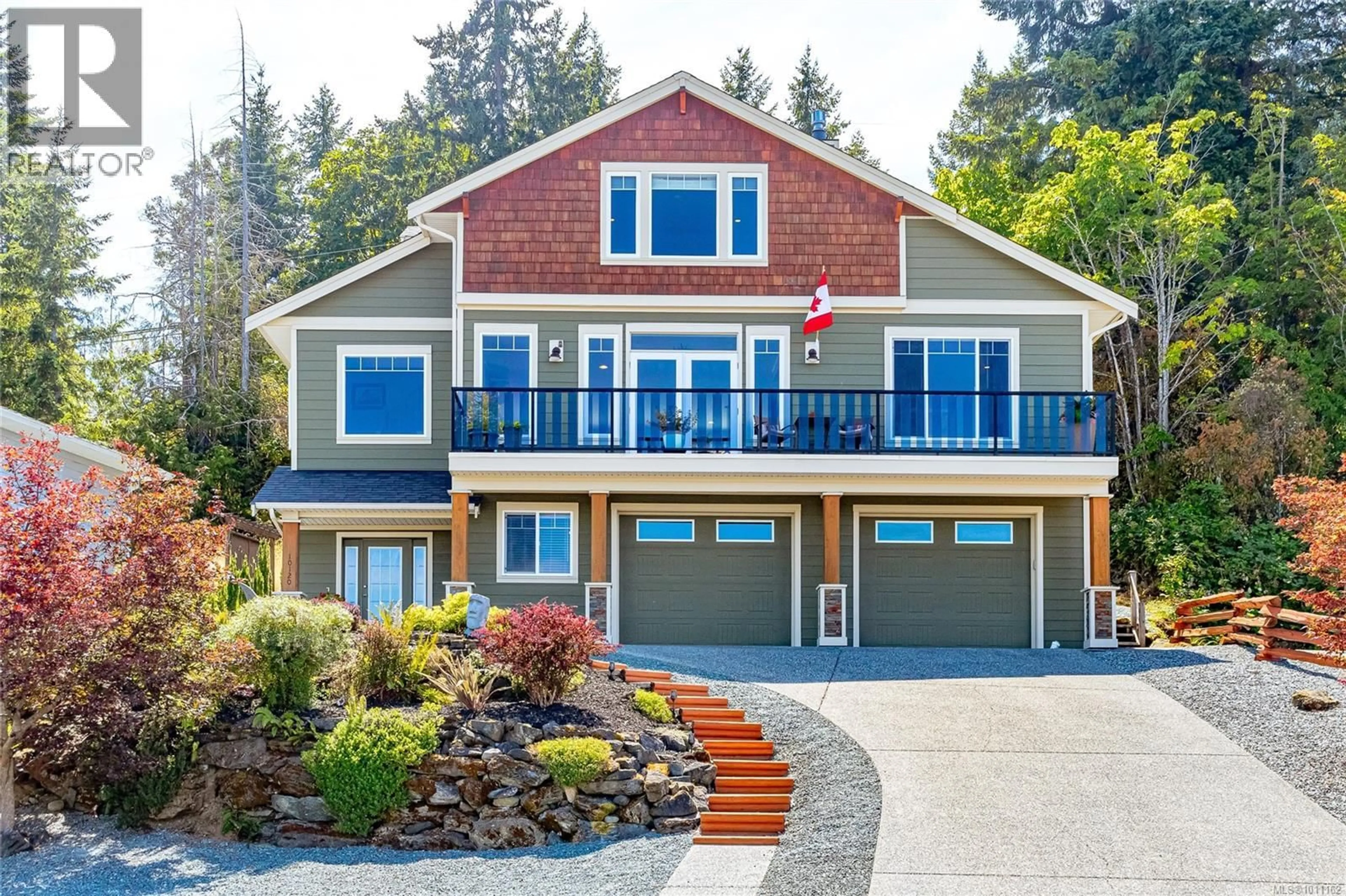Home with vinyl exterior material, water/lake/river/ocean view for 10120 ORCA VIEW TERRACE, Chemainus British Columbia V0R1K2