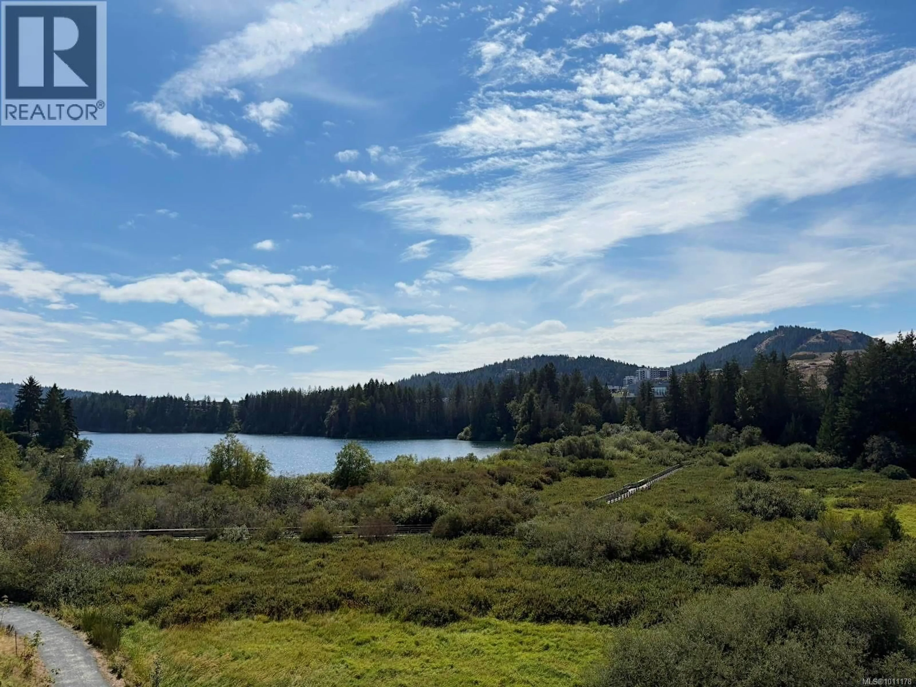 A pic from outside/outdoor area/front of a property/back of a property/a pic from drone, water/lake/river/ocean view for 516 - 1371 GOLDSTREAM AVENUE, Langford British Columbia V9B7B7