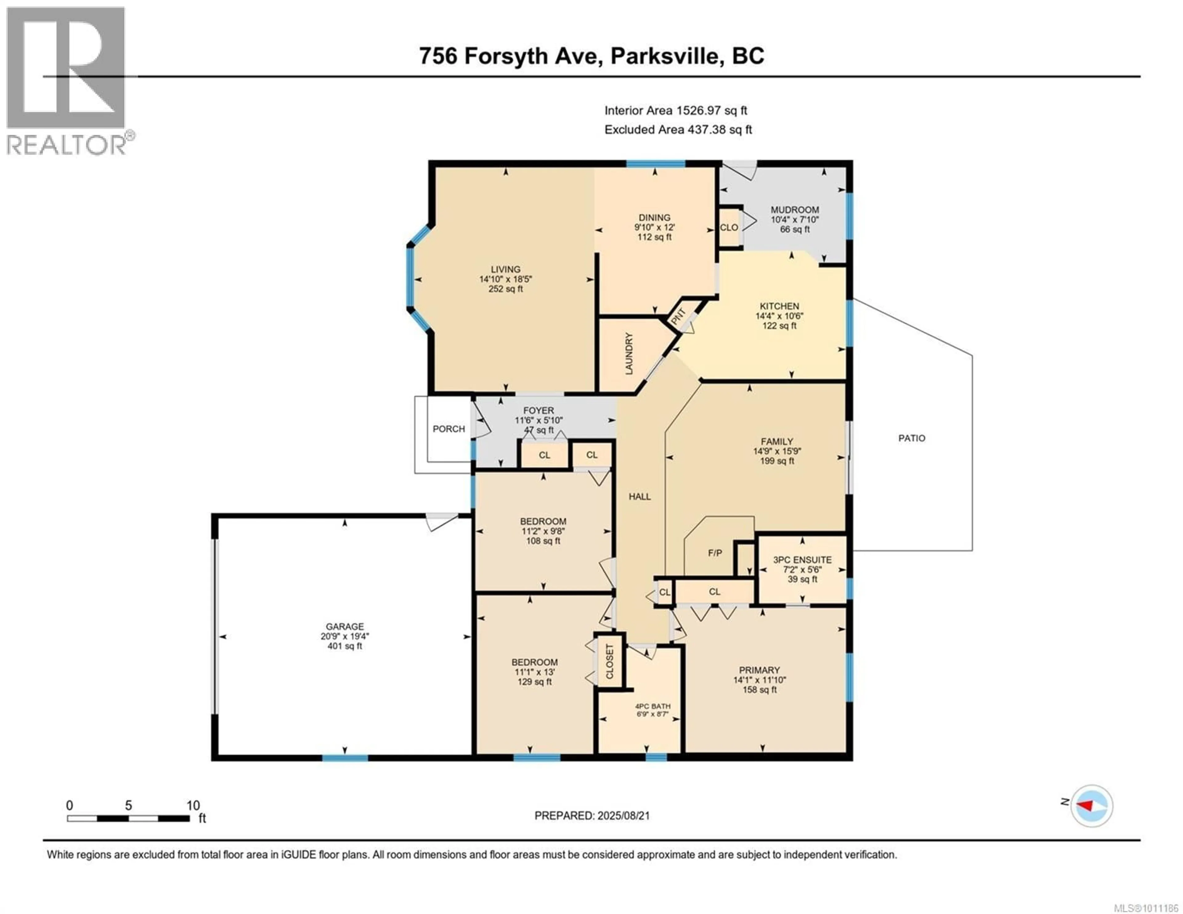 Floor plan for 756 FORSYTH AVENUE, Parksville British Columbia V9P1E5