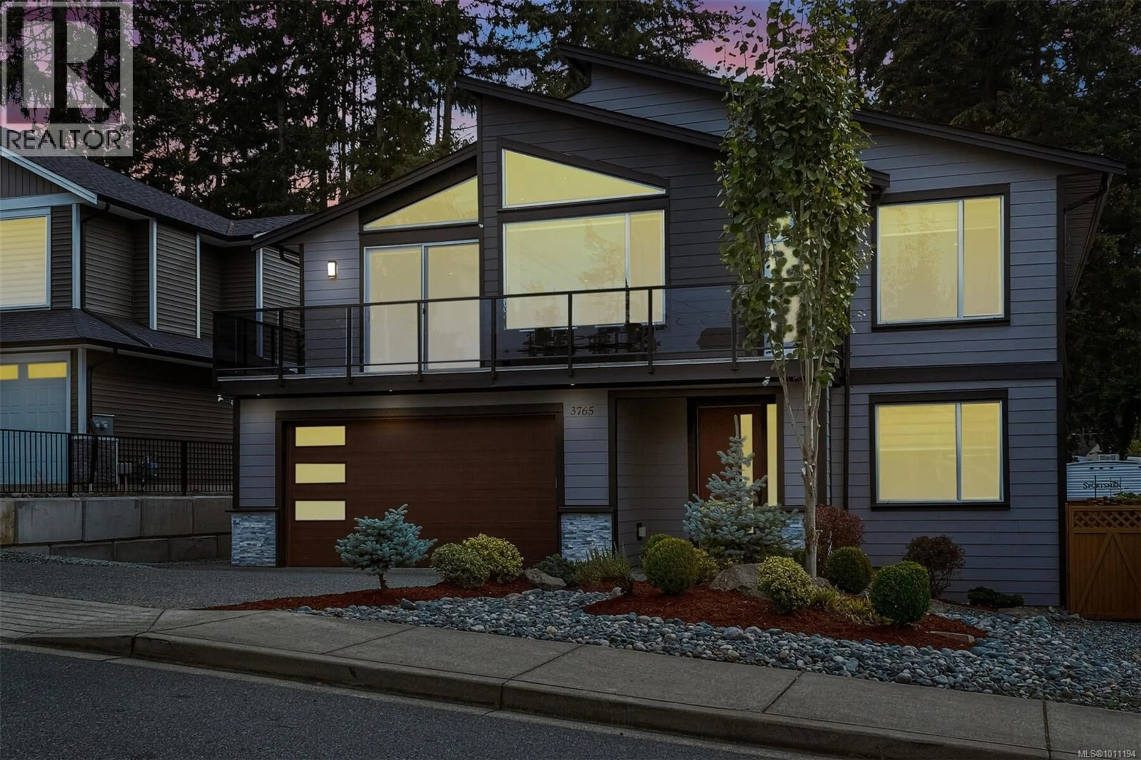 Home with brick exterior material, street for 3765 MARJORIE WAY, Nanaimo British Columbia V9T0K3