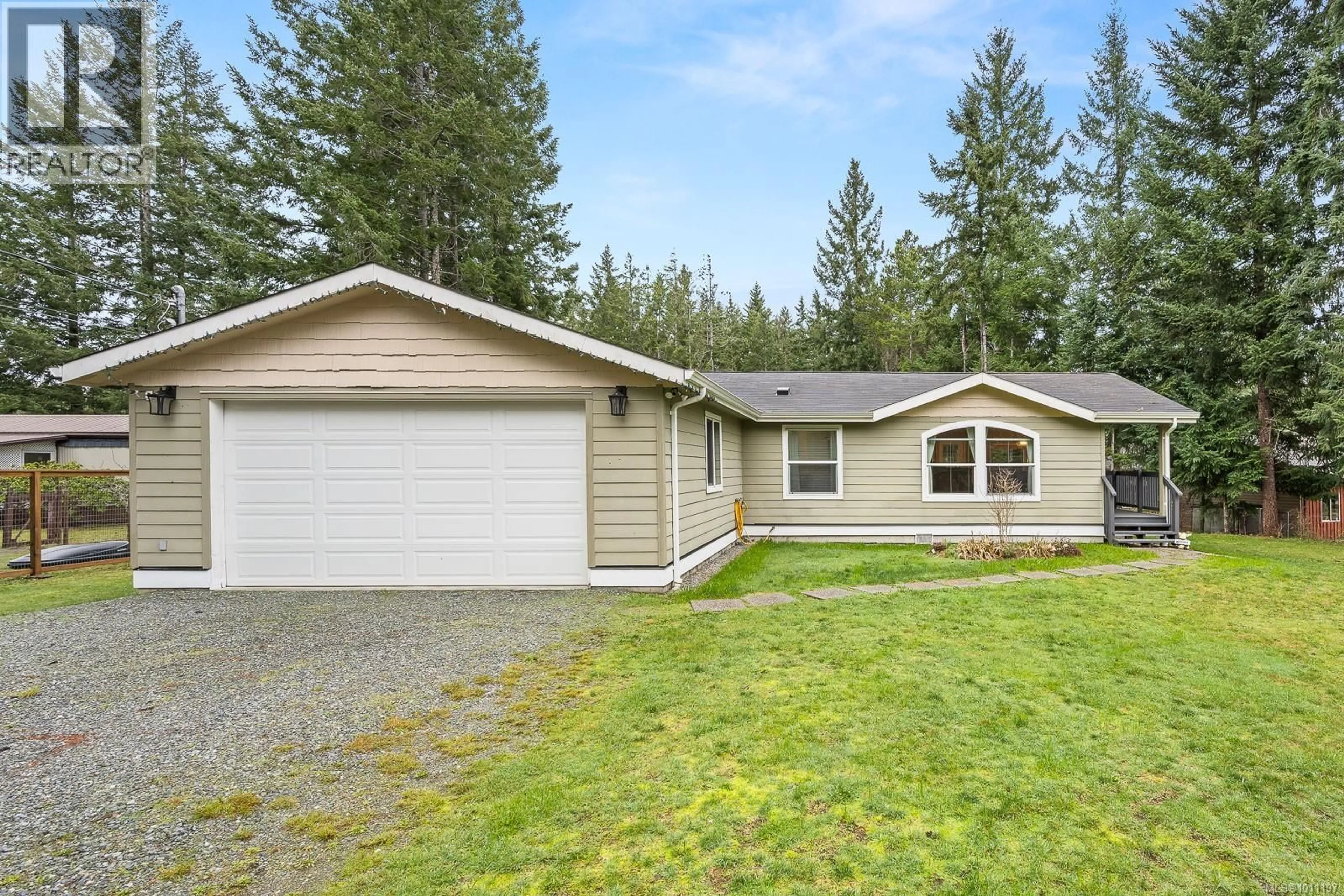 Home with vinyl exterior material, street for 1888 BATES ROAD, Courtenay British Columbia V9J1X4