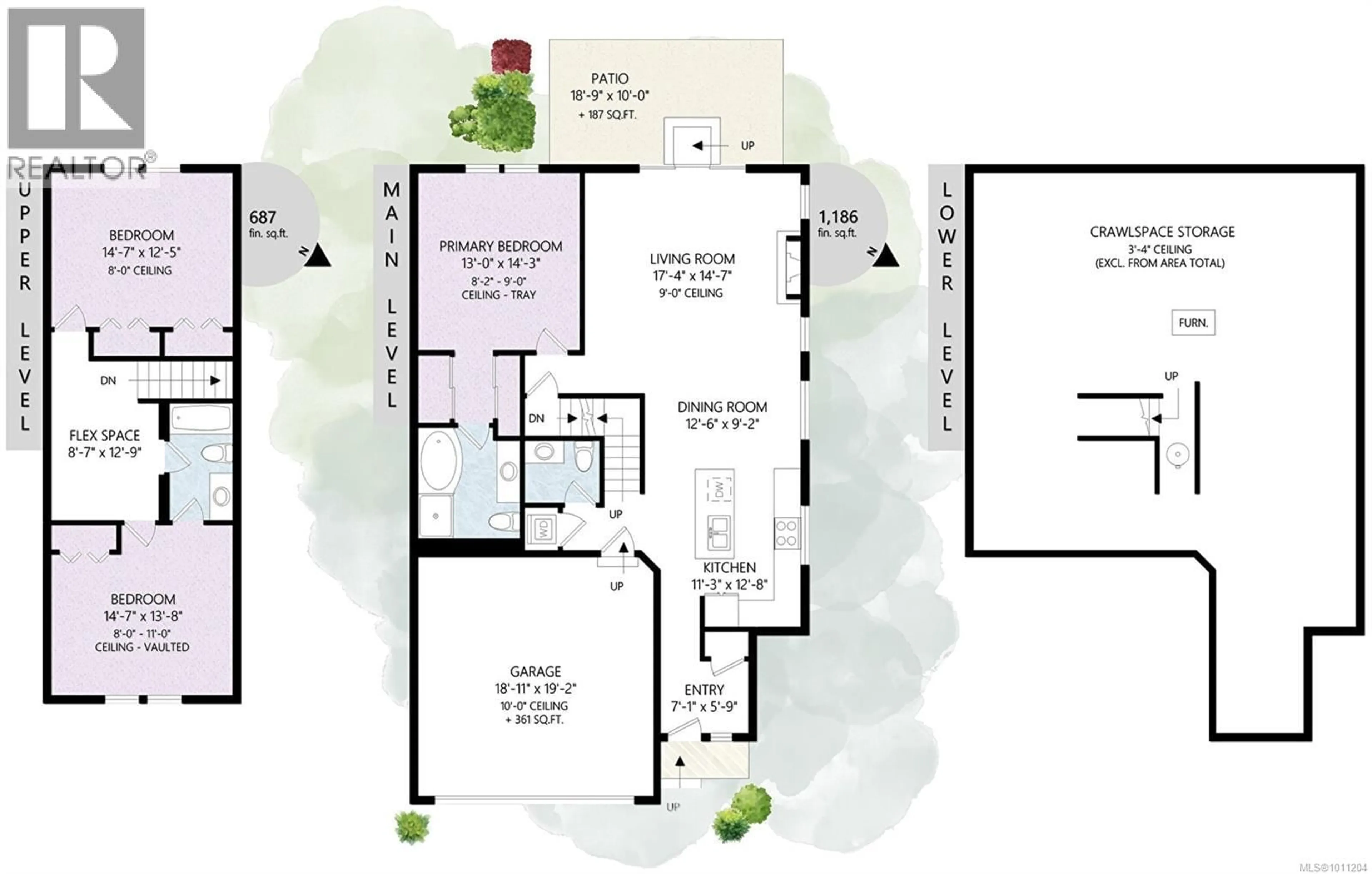 Floor plan for 12 - 551 BEZANTON WAY, Colwood British Columbia V9C0C5