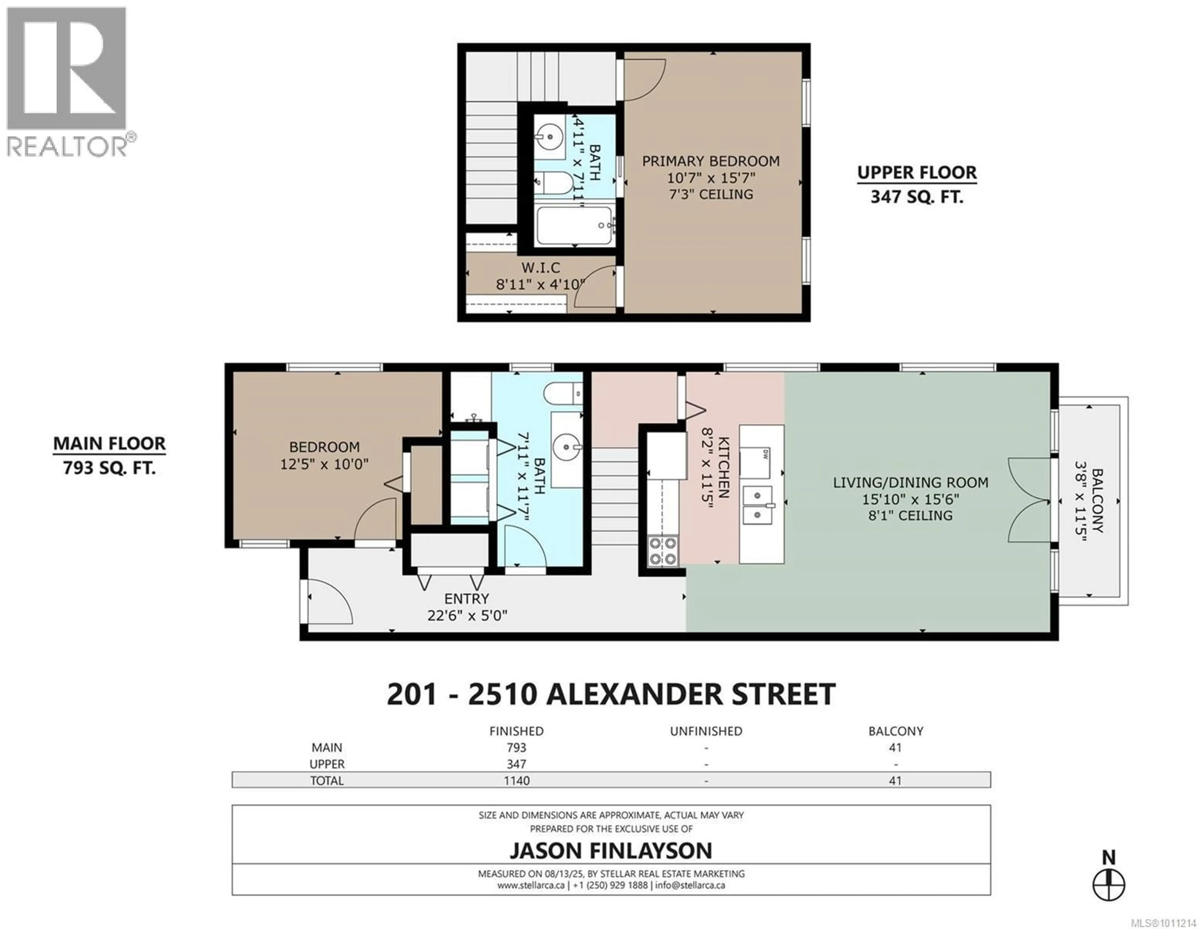 Floor plan for 201 - 2510 ALEXANDER STREET, Duncan British Columbia V0R1G0
