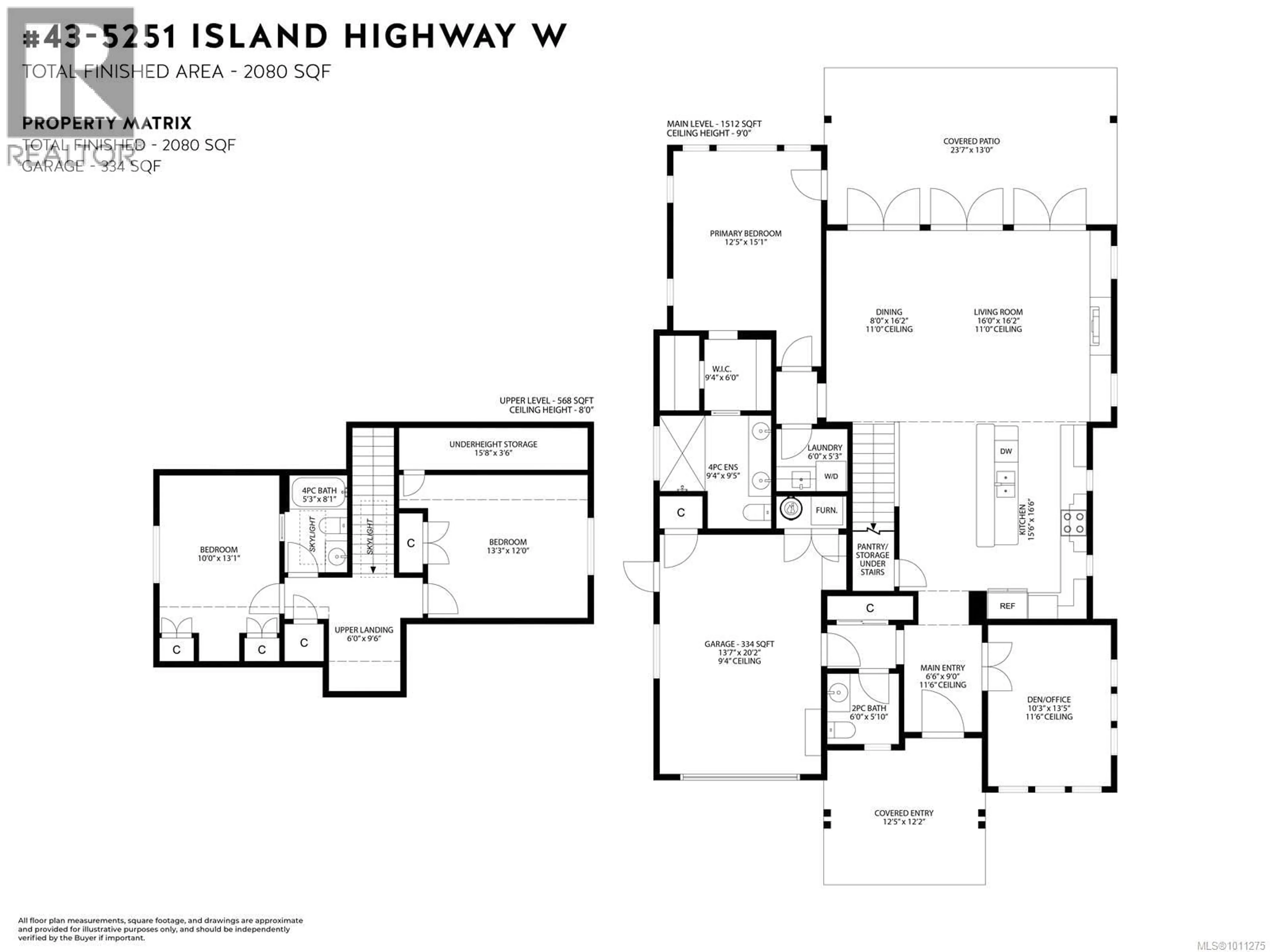 Floor plan for 43 - 5251 ISLAND HIGHWAY, Qualicum Beach British Columbia V9K2C1