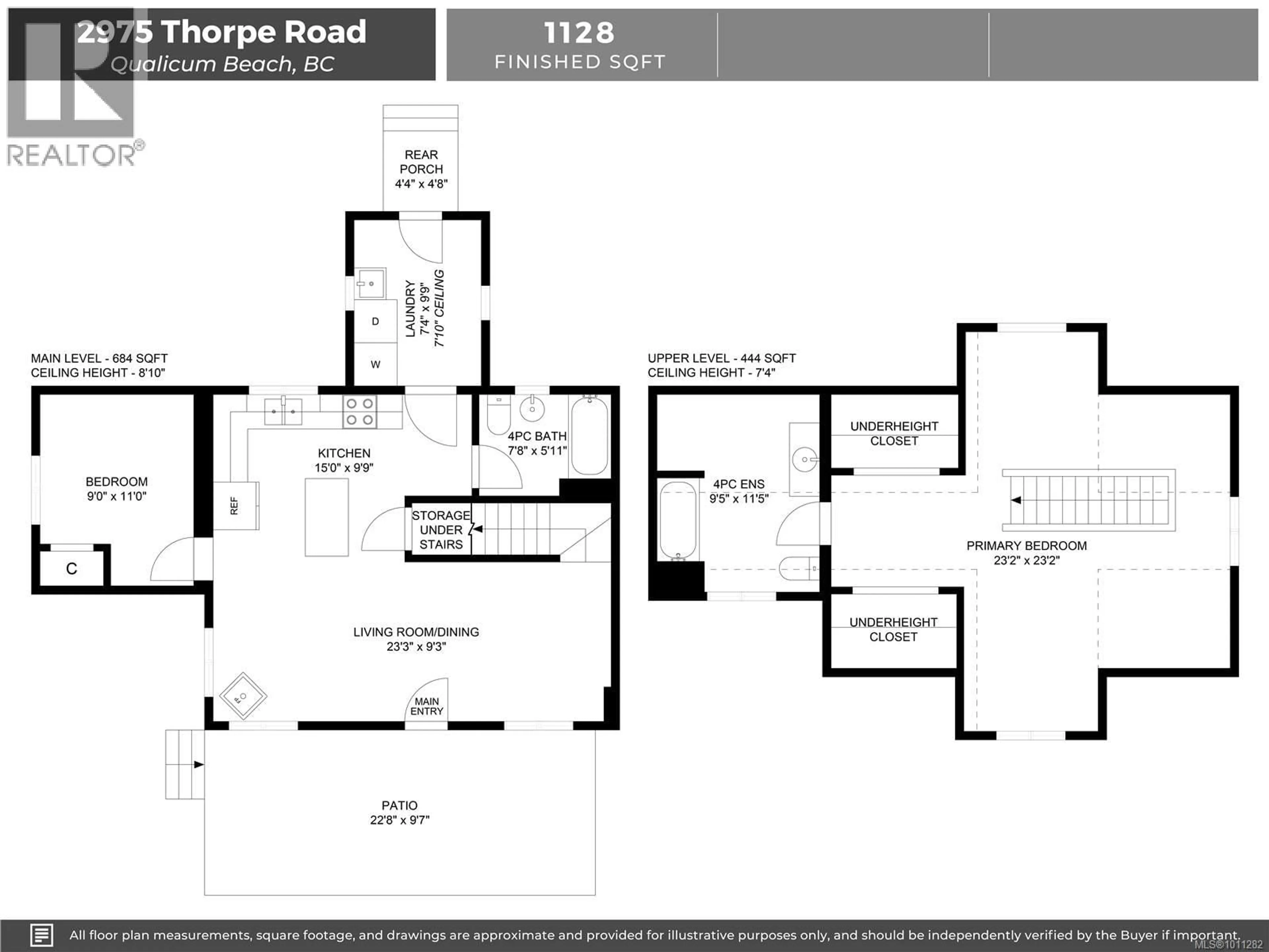 Floor plan for 2975 THORPE ROAD, Qualicum Beach British Columbia V9K1Z7