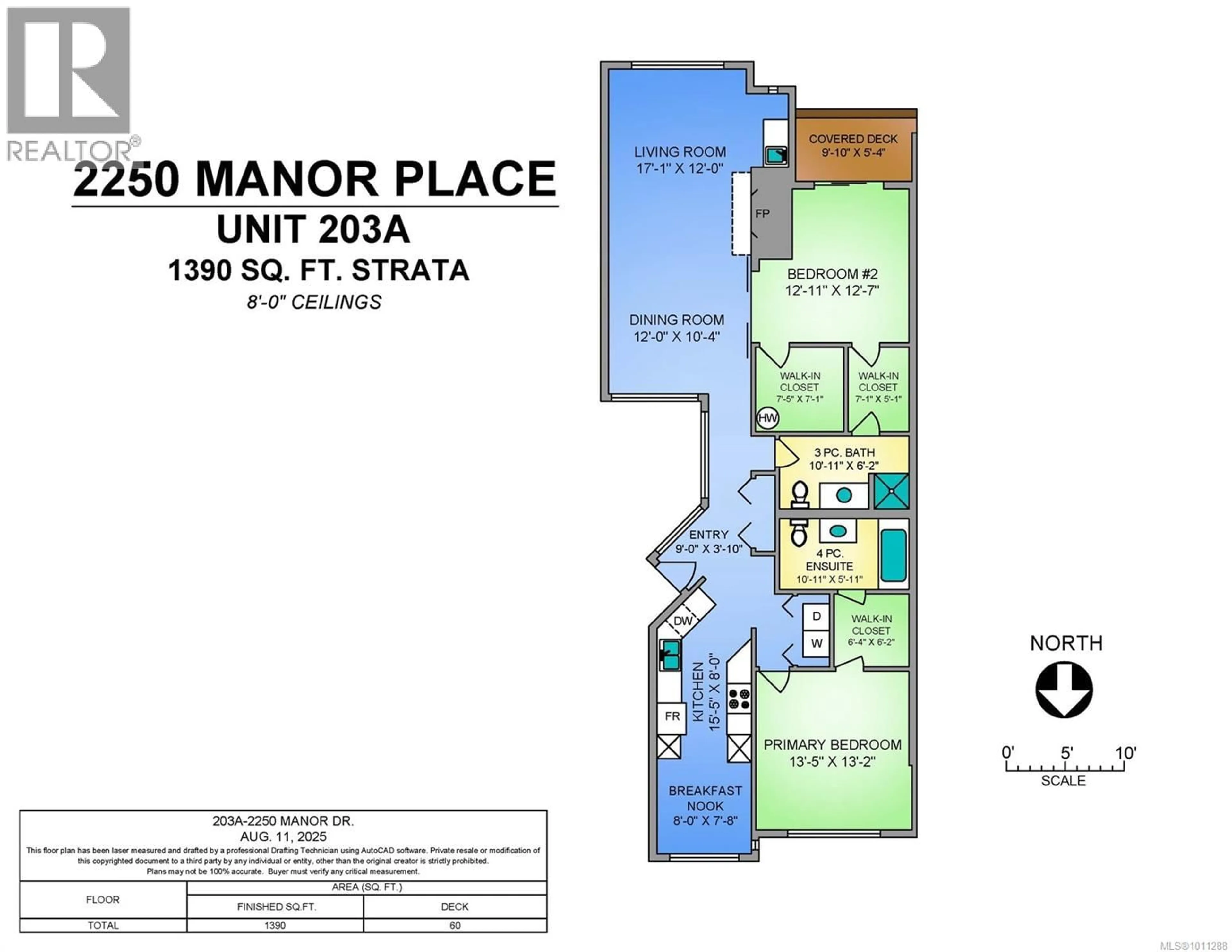 Floor plan for 203 - 2250 MANOR PLACE, Comox British Columbia V9M1C5
