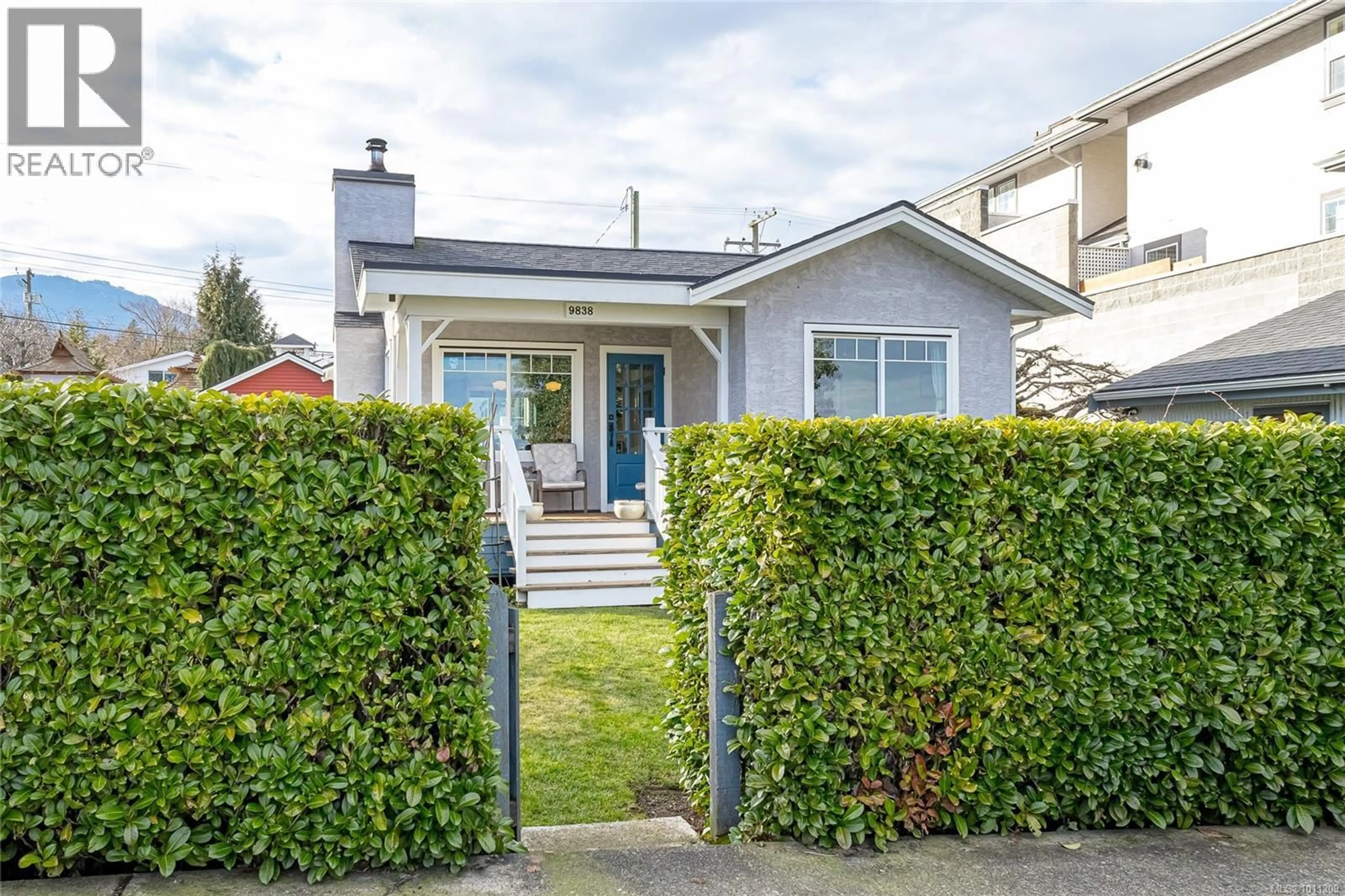 Home with vinyl exterior material, street for 9838 CROFT STREET, Chemainus British Columbia V0R1K0