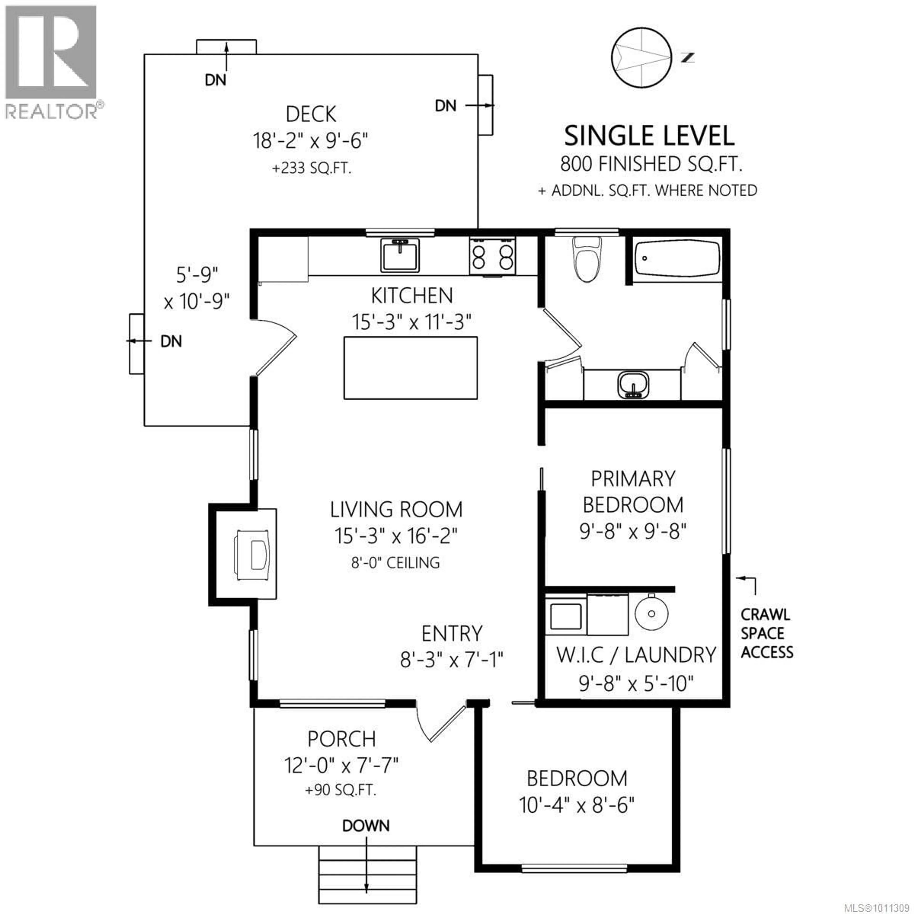 Floor plan for 9838 CROFT STREET, Chemainus British Columbia V0R1K0