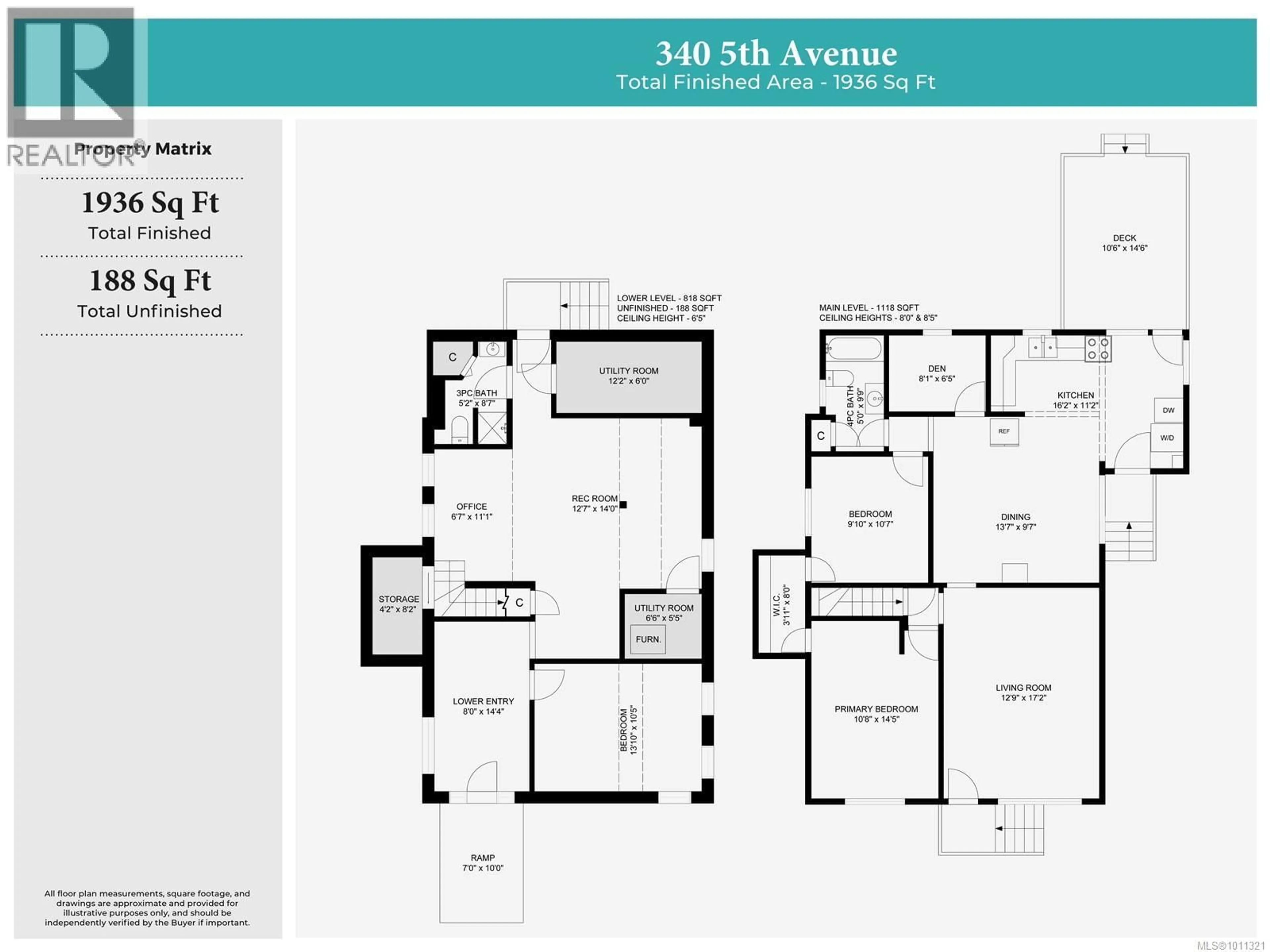 Floor plan for 340 5TH AVENUE, Ladysmith British Columbia V9G1A2