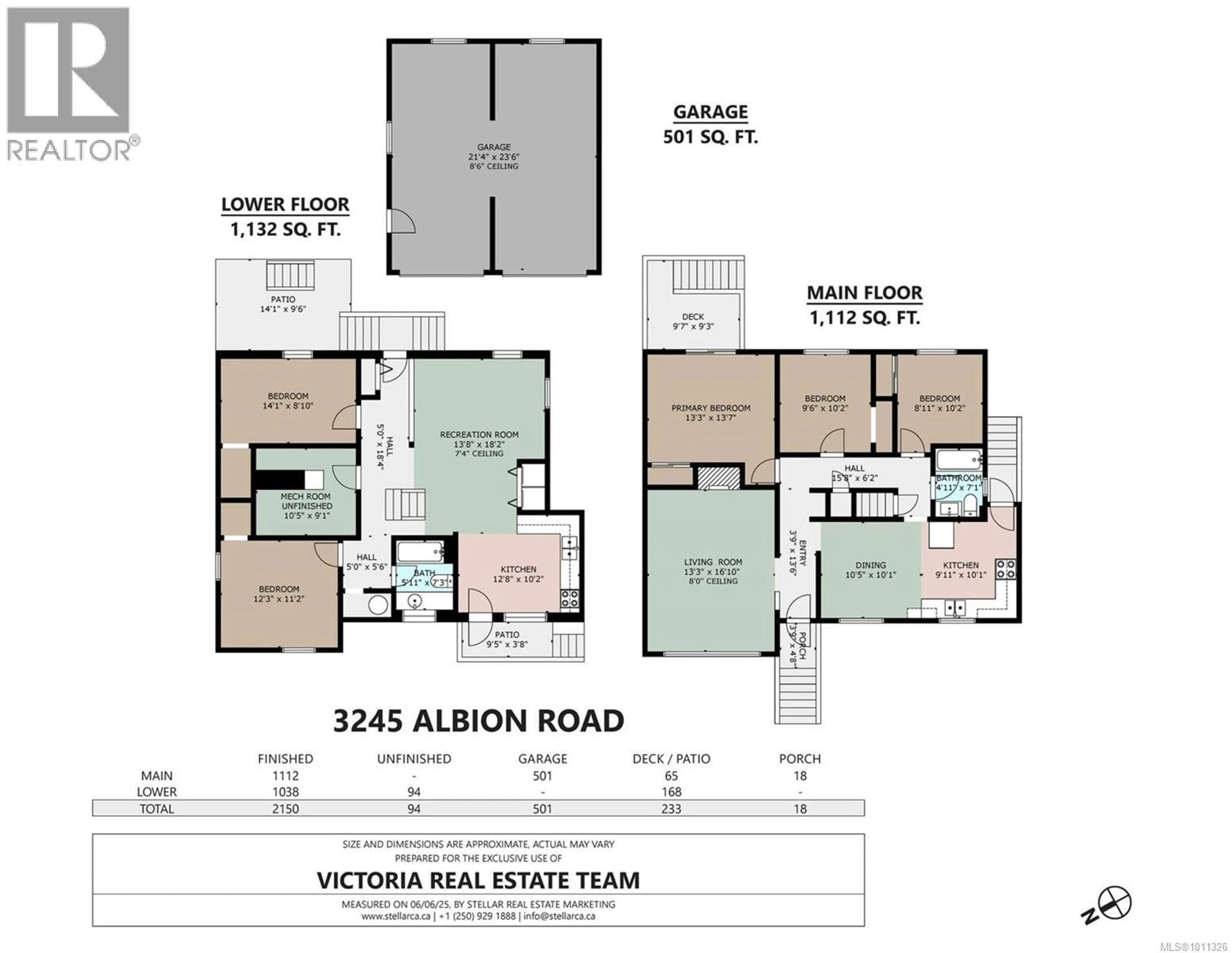Floor plan for 3245 ALBION ROAD, Saanich British Columbia V8Z3T5