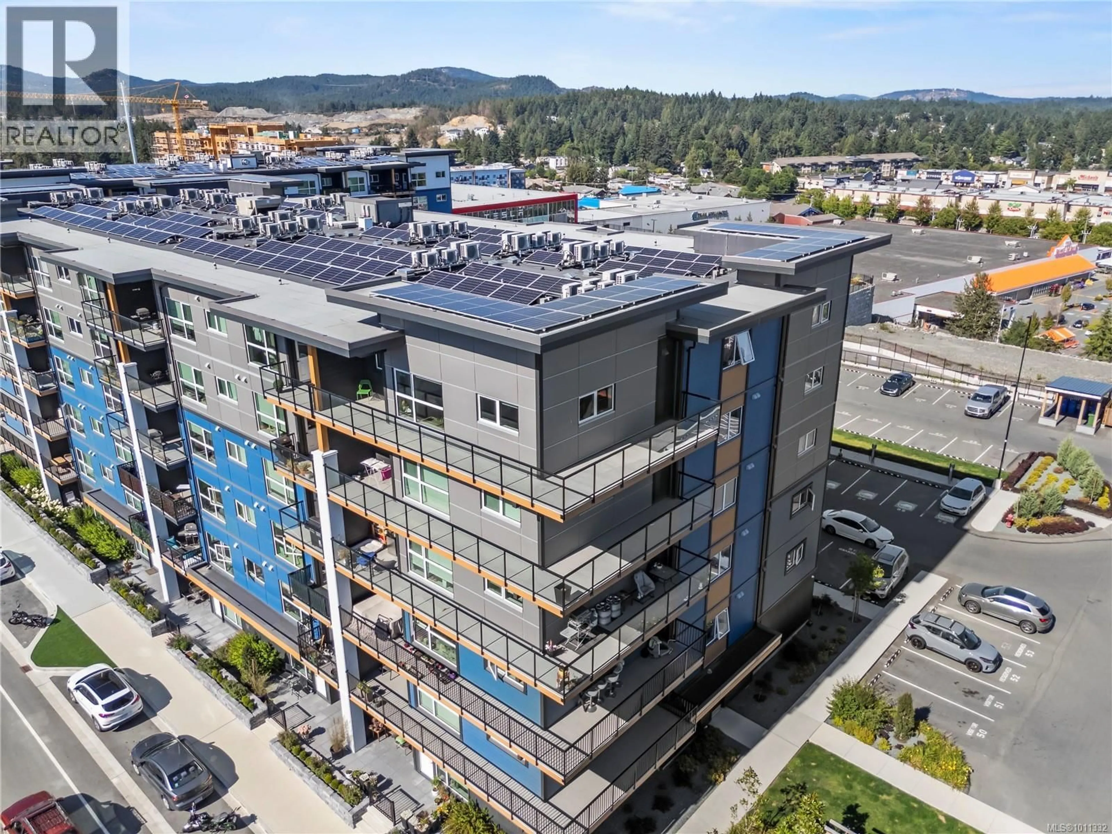 A pic from outside/outdoor area/front of a property/back of a property/a pic from drone, building for 601 - 2465 GATEWAY ROAD, Langford British Columbia V9B6R1