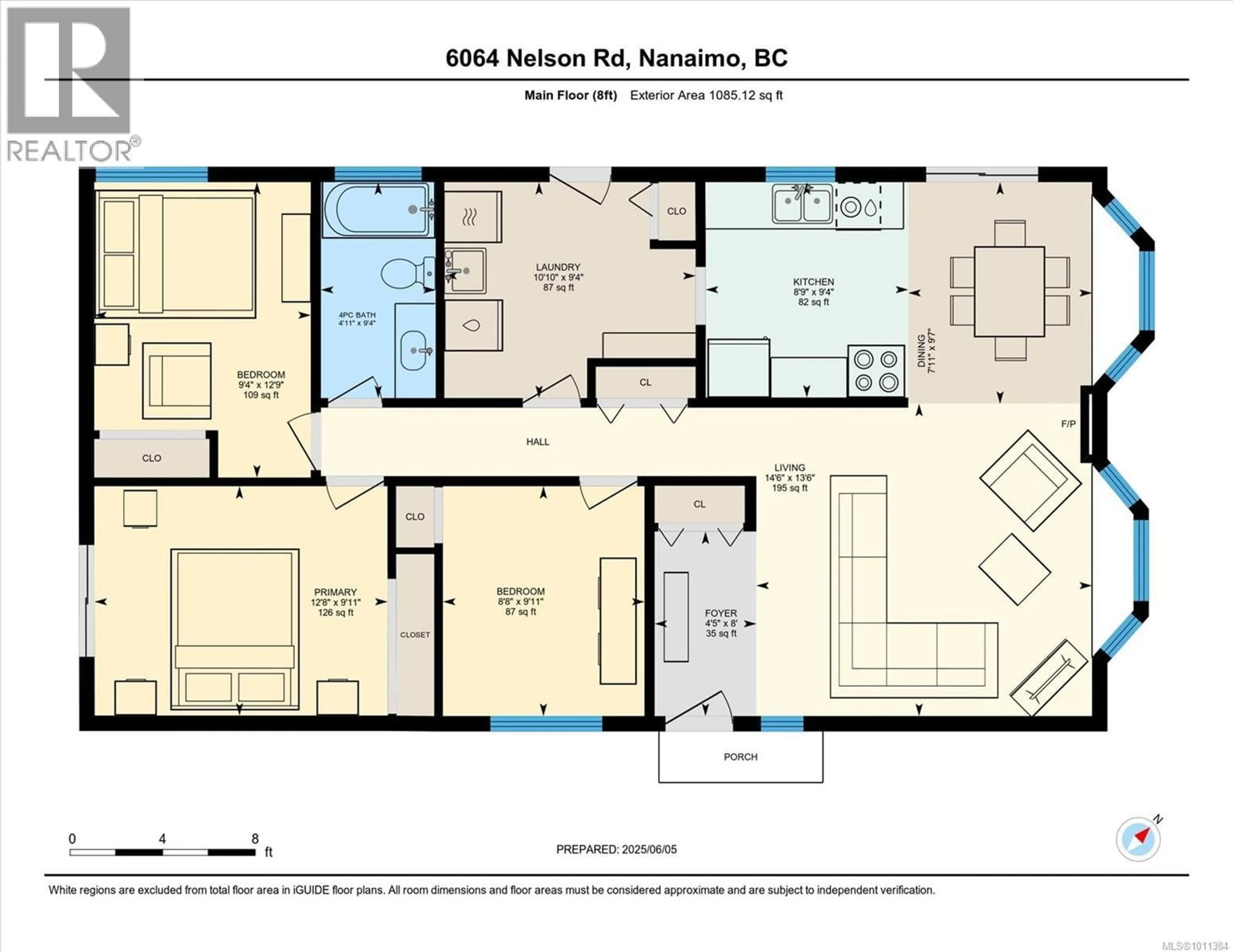 Floor plan for 6064 NELSON ROAD, Nanaimo British Columbia V9T5N8