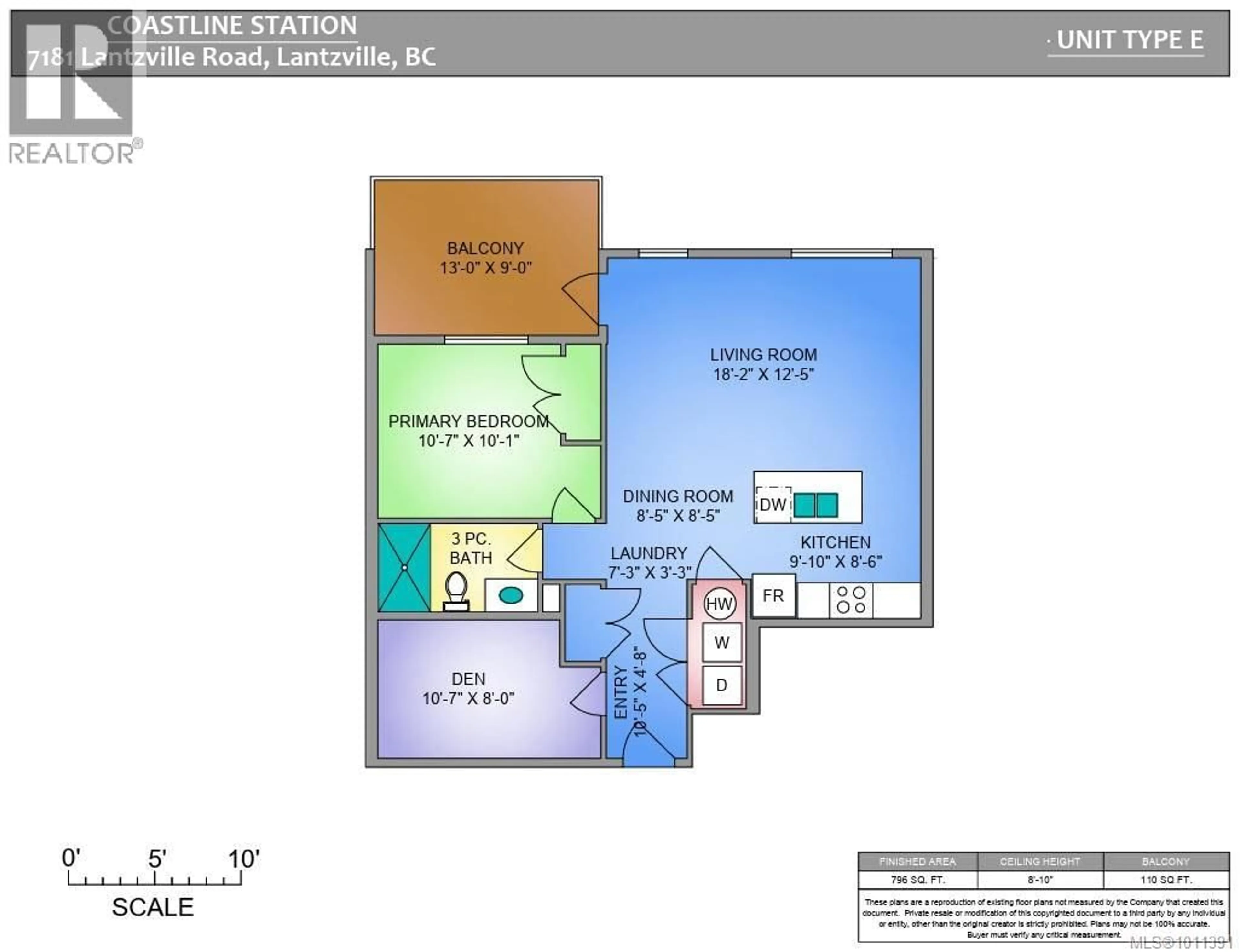 Floor plan for 5 - 7181 LANTZVILLE ROAD, Lantzville British Columbia V0R2H0
