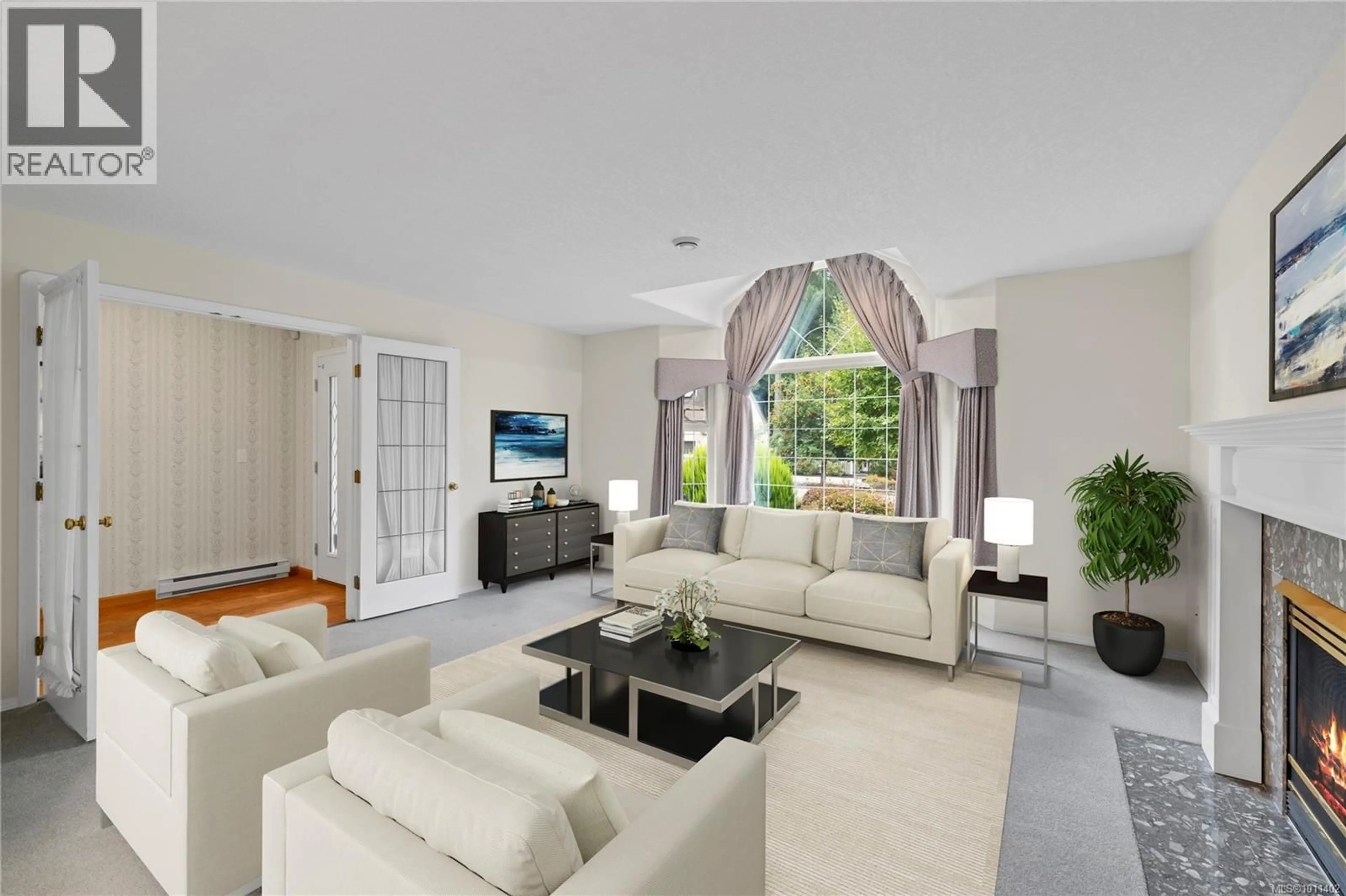 Living room with furniture, unknown for 375 PALM DRIVE, Qualicum Beach British Columbia V9K2H3