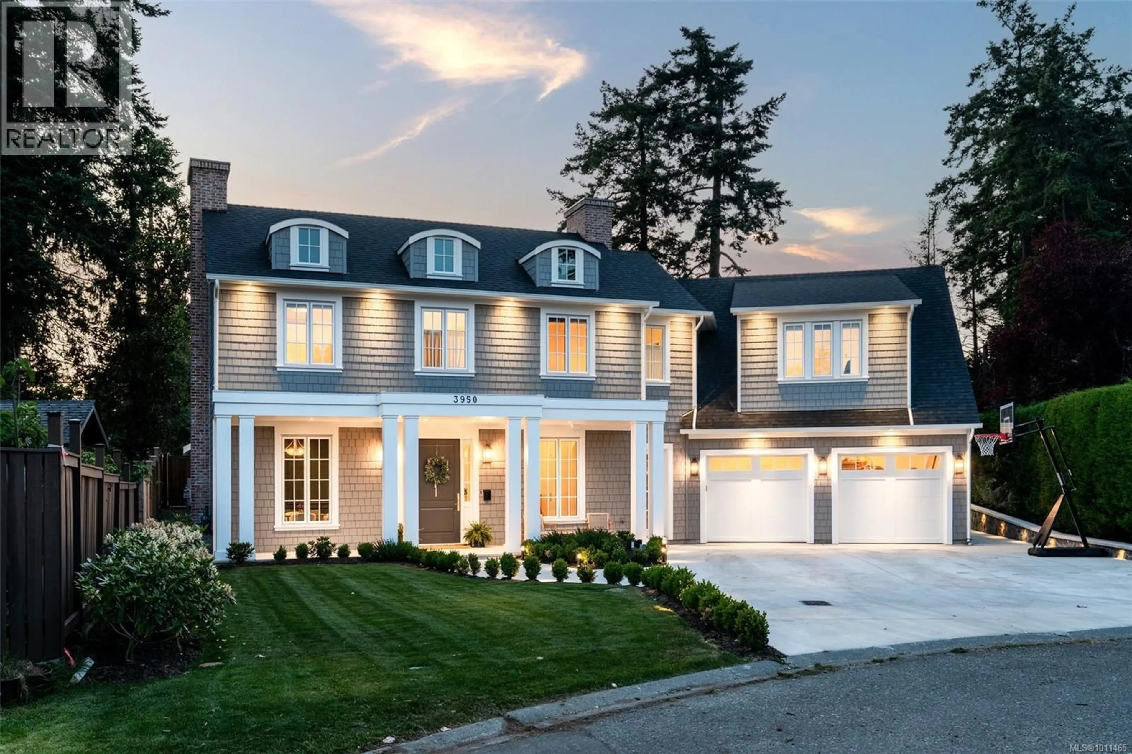 Home with brick exterior material, street for 3950 SEQUOIA PLACE, Saanich British Columbia V8N4N4