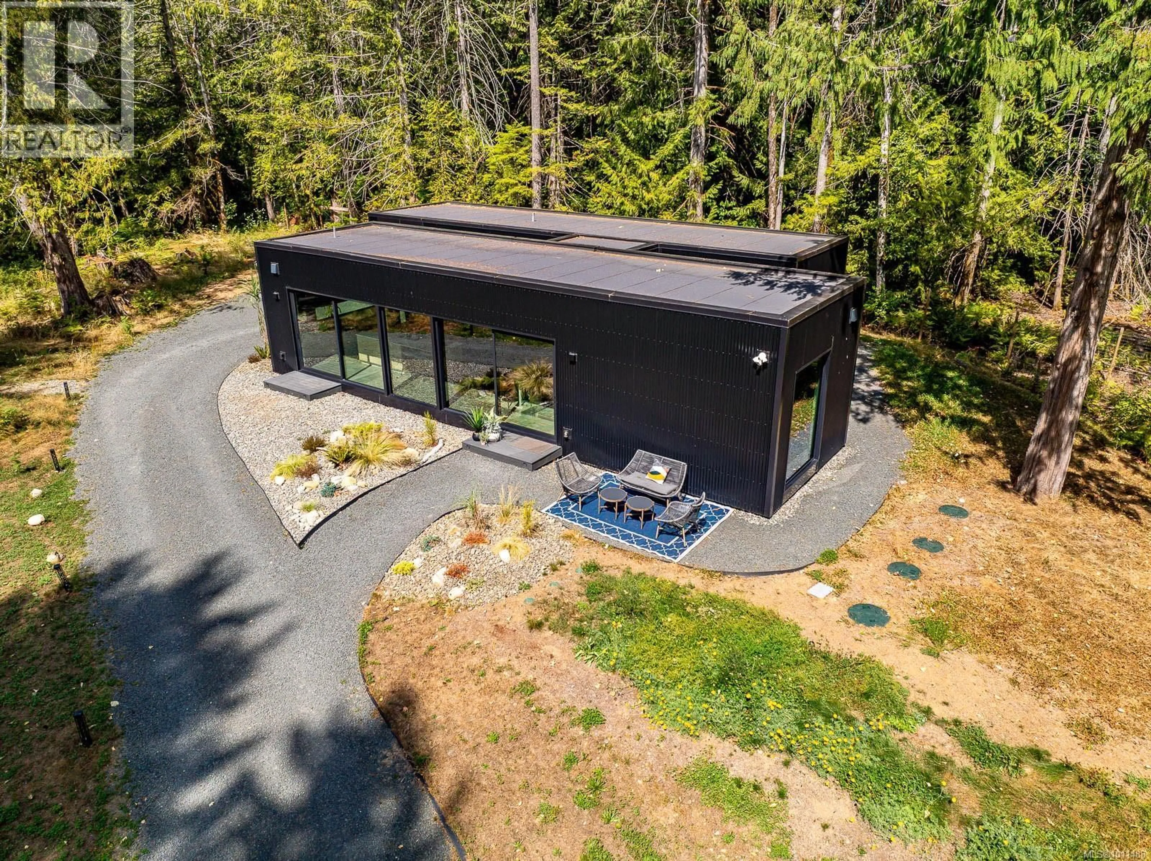 A pic from outside/outdoor area/front of a property/back of a property/a pic from drone, forest/trees view for 4638 FORBIDDEN PLATEAU ROAD, Courtenay British Columbia V9J1R3