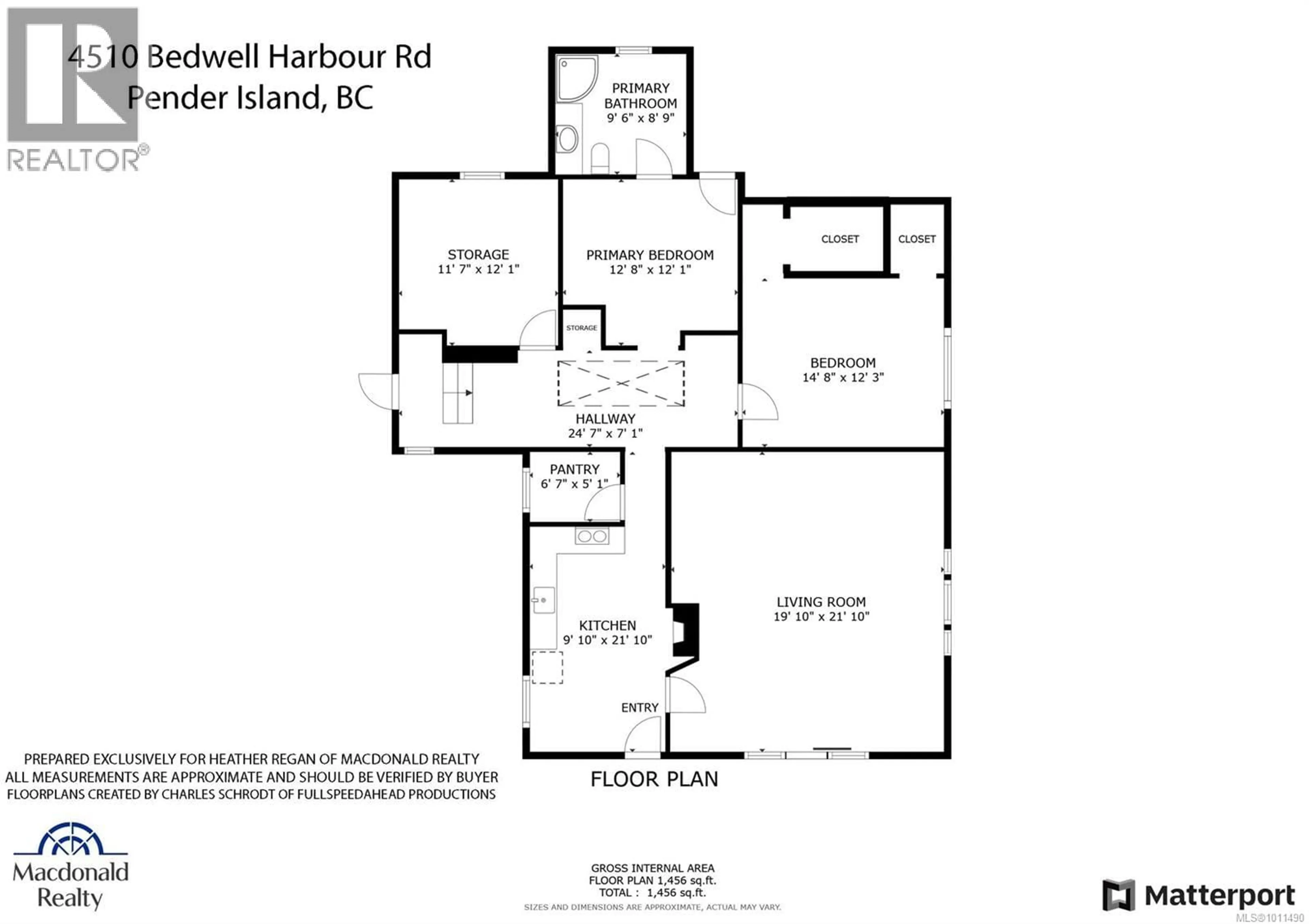 Floor plan for 4510 BEDWELL HARBOUR ROAD, Pender Island British Columbia V0N2M1