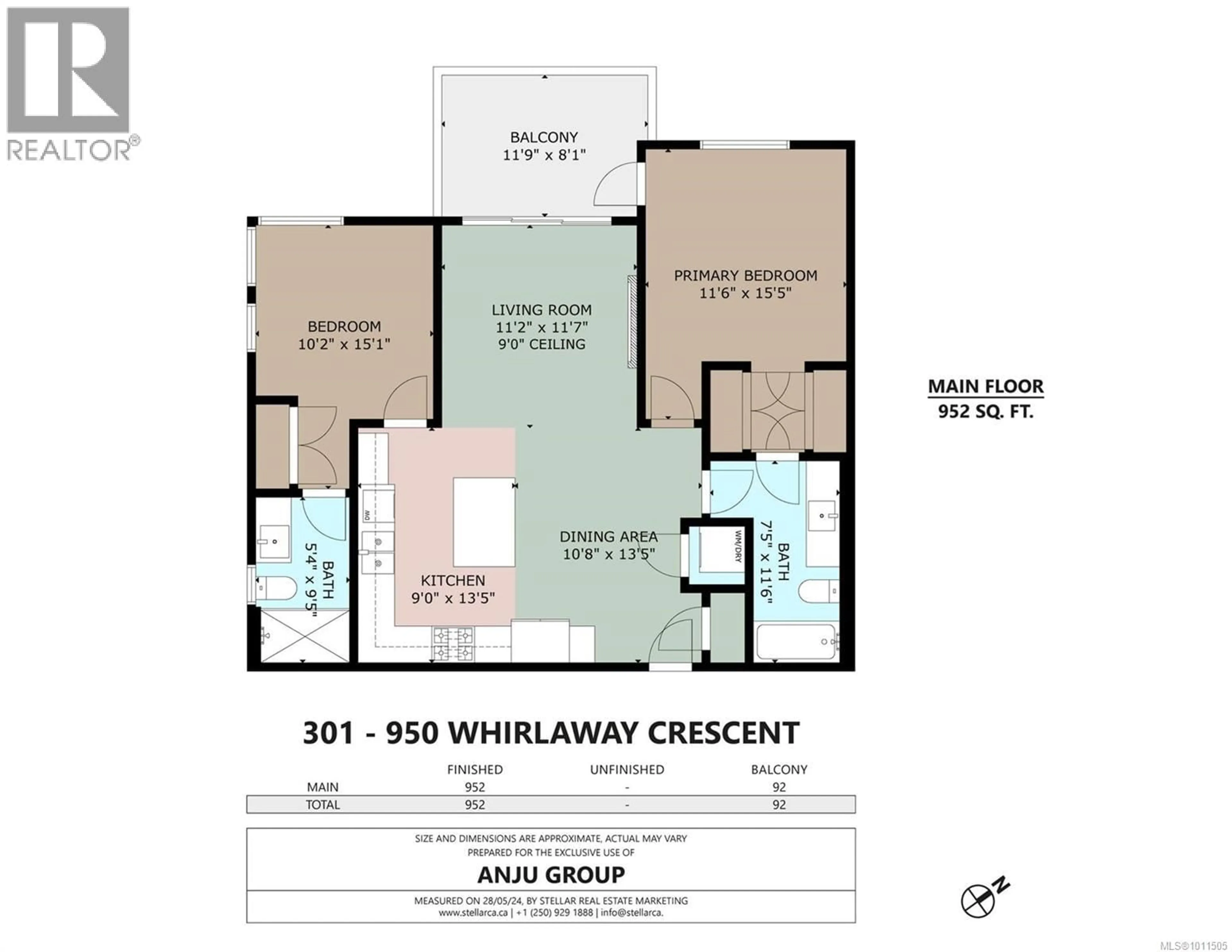 Floor plan for 301 - 950 WHIRLAWAY CRESCENT, Langford British Columbia V9B0Y3