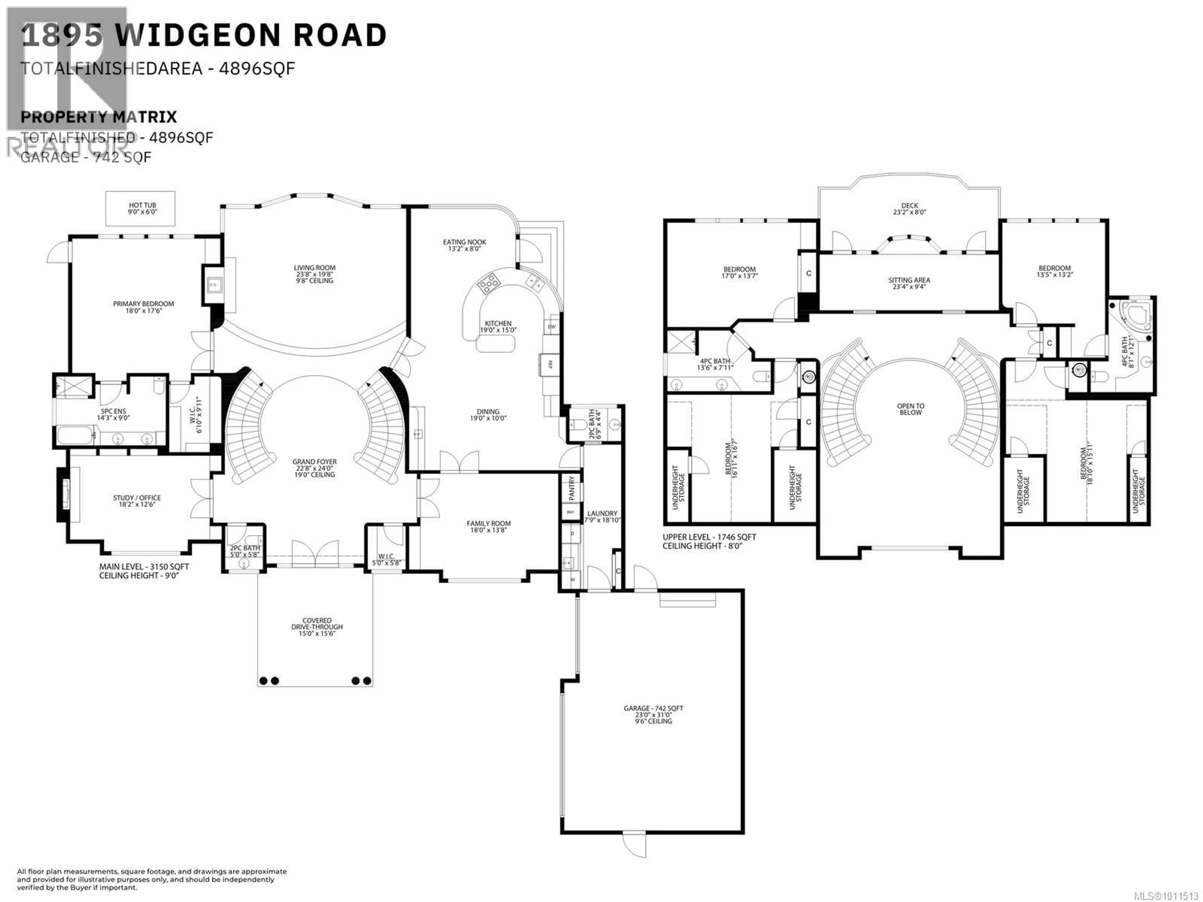 Floor plan for 1895 WIDGEON ROAD, Qualicum Beach British Columbia V9K1Y8