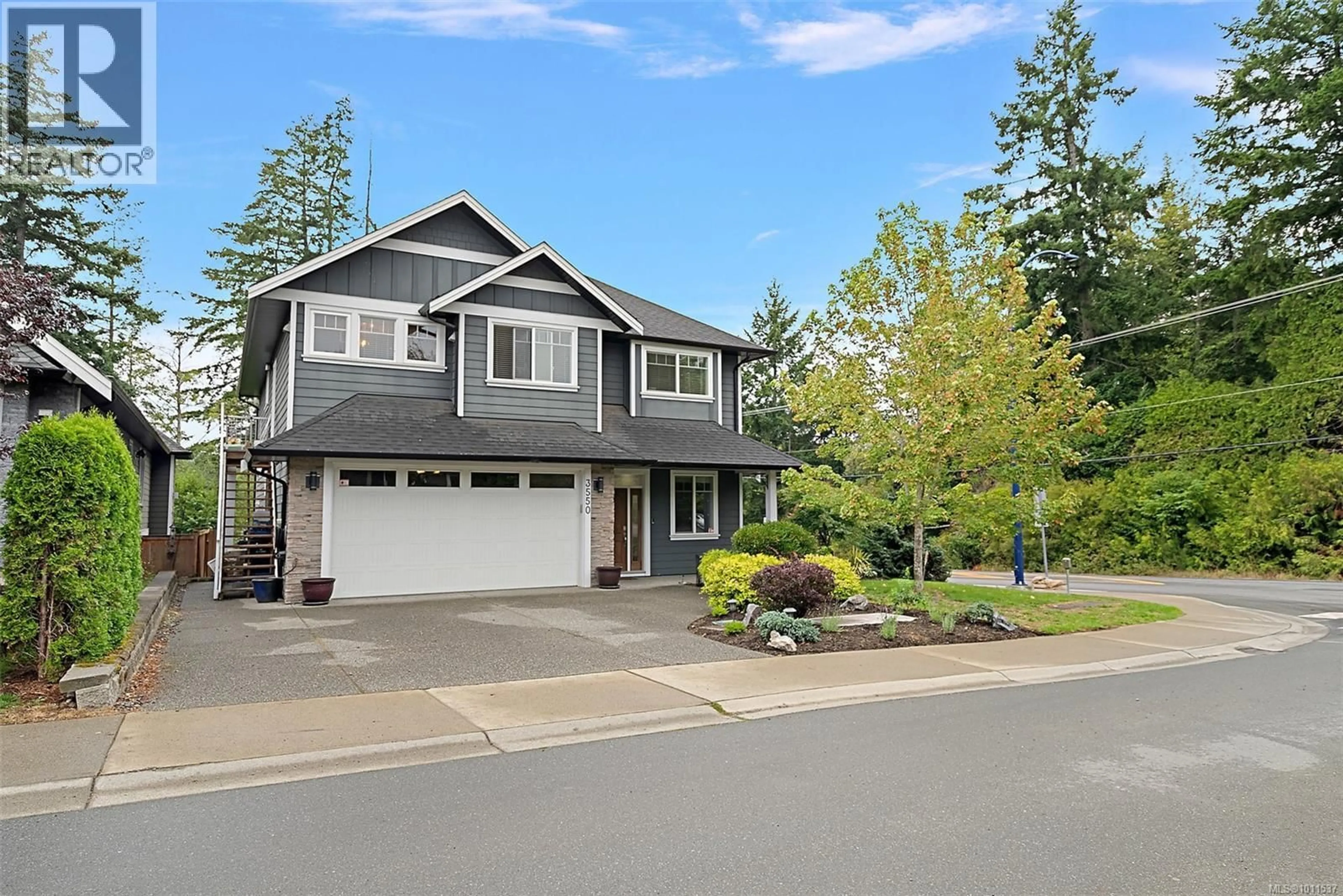 Home with vinyl exterior material, street for 3550 PRITCHARD CREEK ROAD, Langford British Columbia V9C0L1