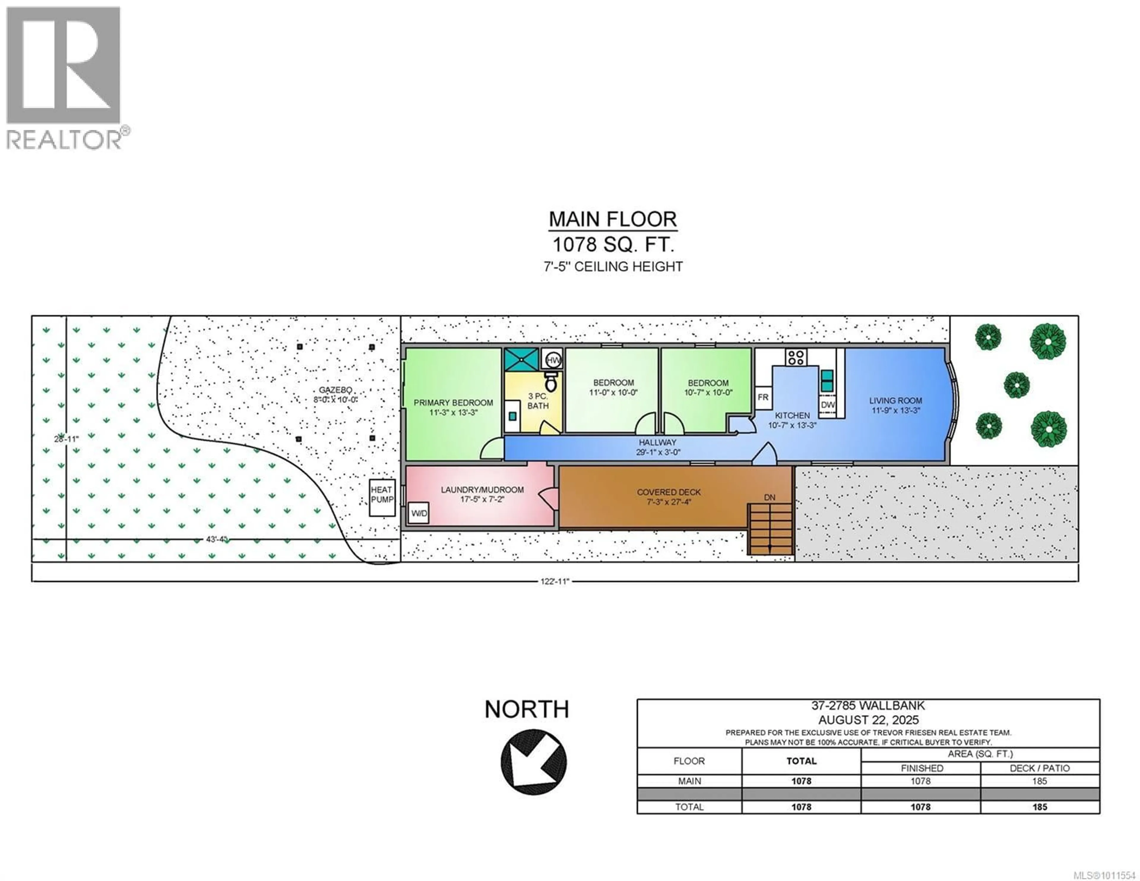 Floor plan for 37 - 2785 WALLBANK ROAD, Shawnigan Lake British Columbia V8H2A5